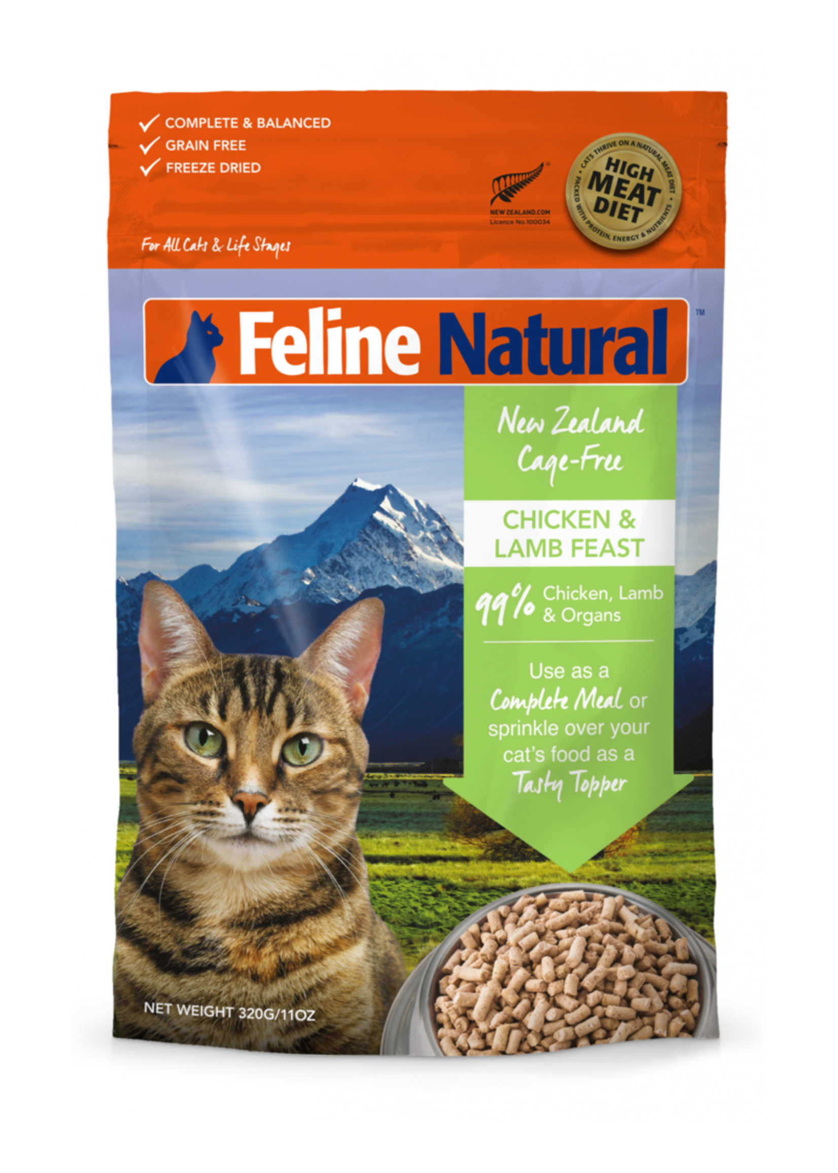 Feline Natural Feline Natural Chicken & Lamb Freeze Dried