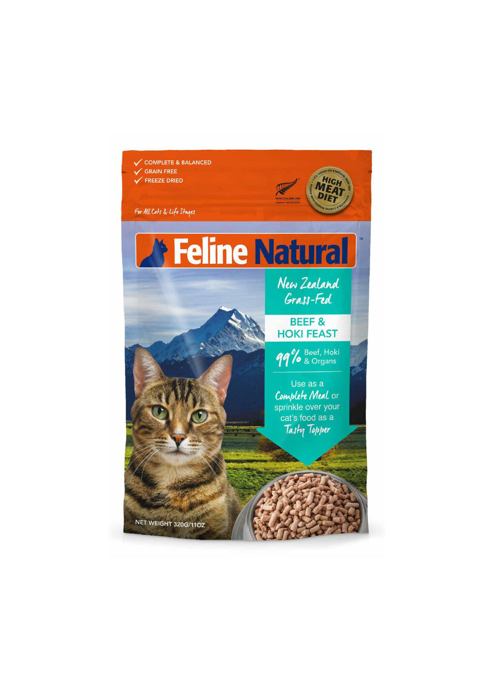 Feline Natural Feline Natural Beef & Hoki Freeze Dried