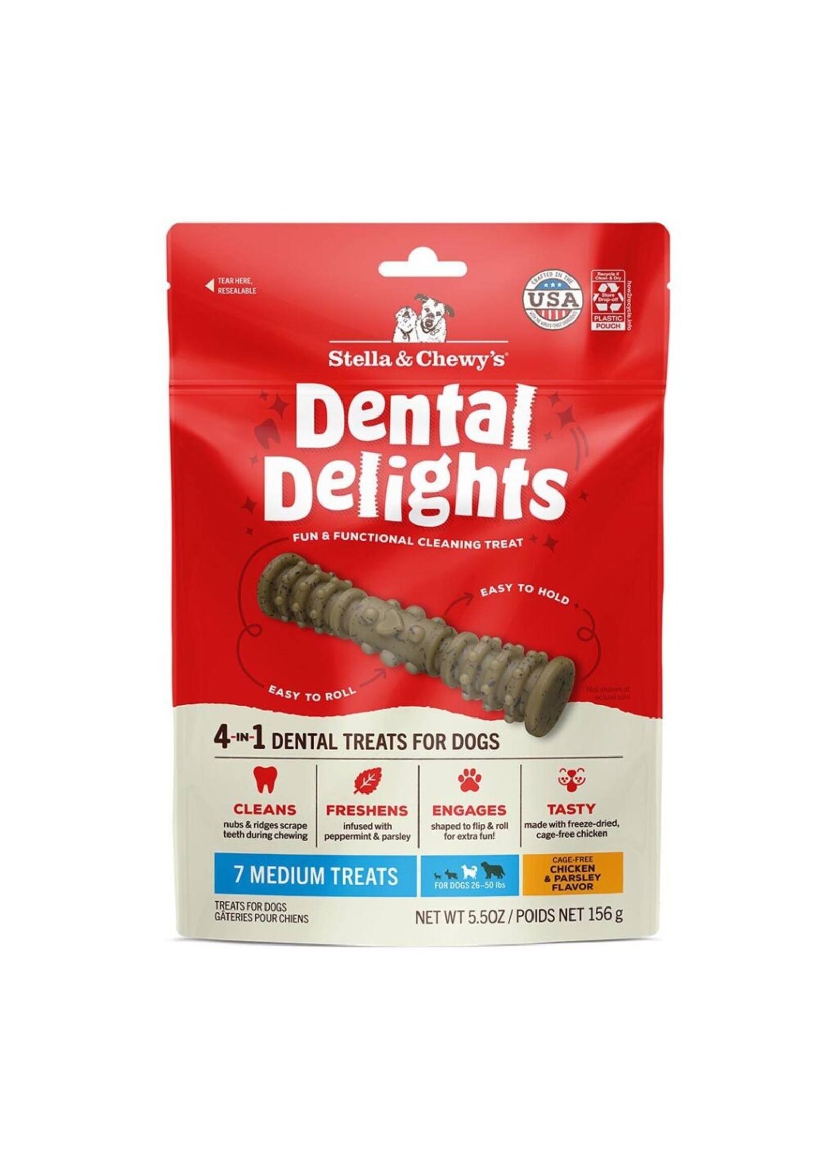 Stella and Chewy's Stella & Chewy's Dog Dental Delights Medium