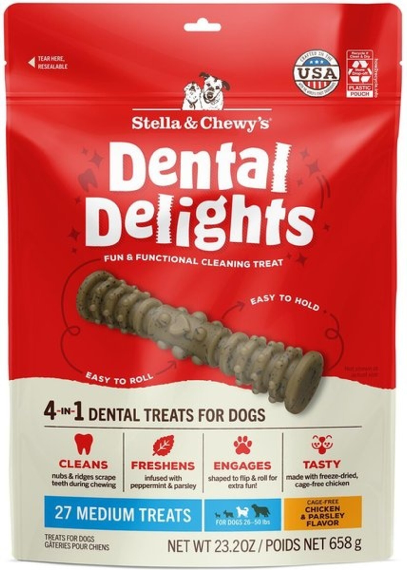 Stella and Chewy's Stella & Chewy's Dog Dental Delights Medium