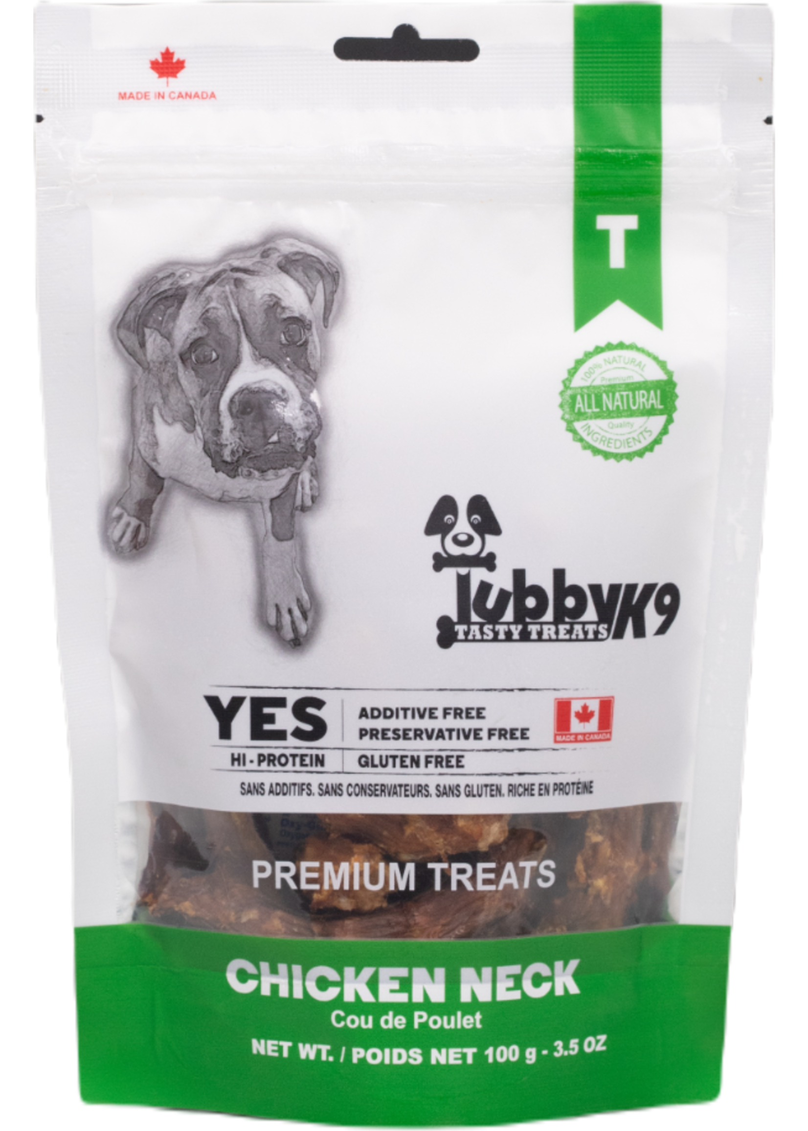 Tubby K9 Tasty Treats Tubby K9 Tasty Treats Chicken Neck 100g