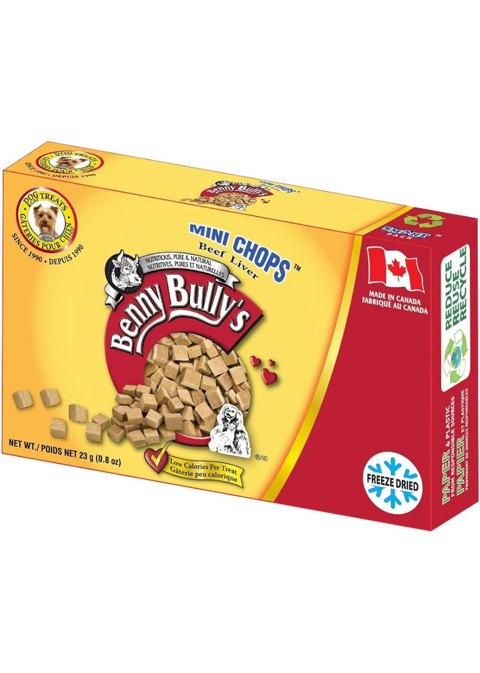 Benny Bully's Benny Bully's Mini Chops Beef Liver 23g