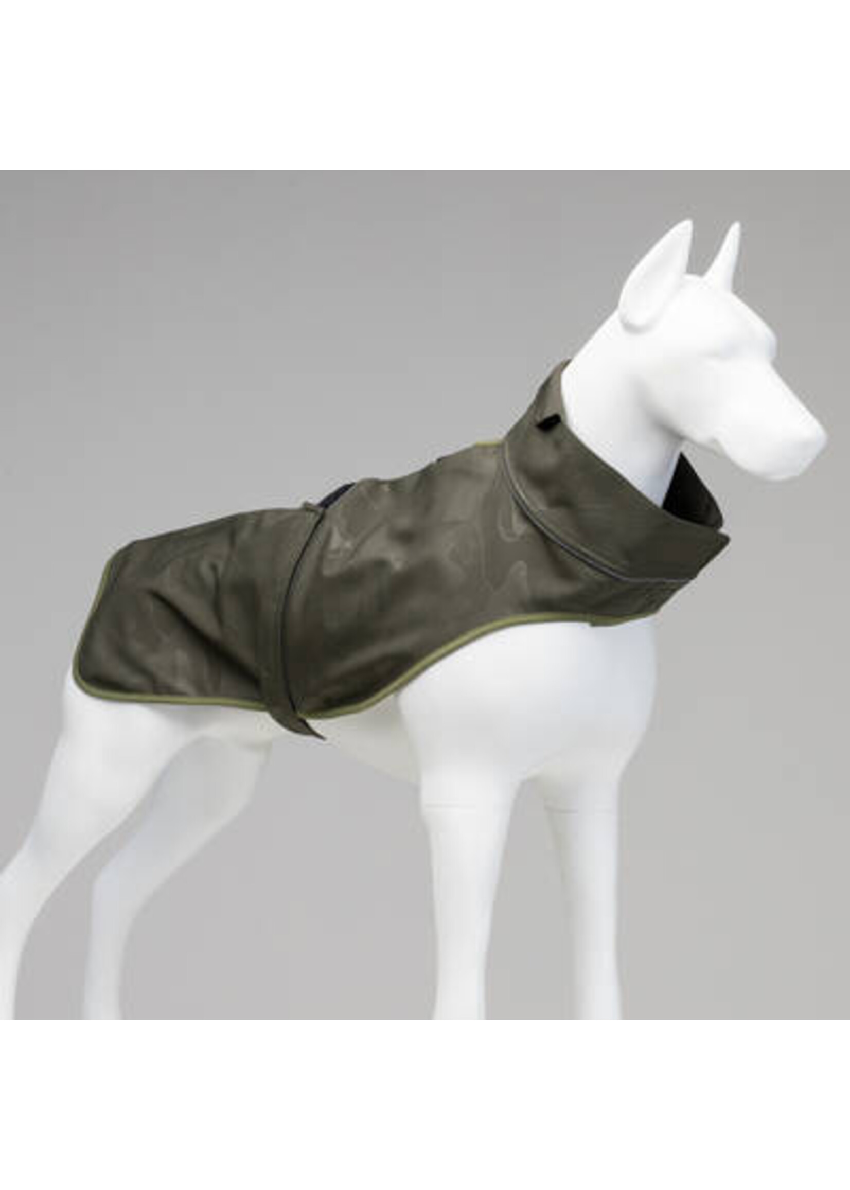 Lindo Pet Clothing Lindo Softshell Raincoat Size 1 Army Green
