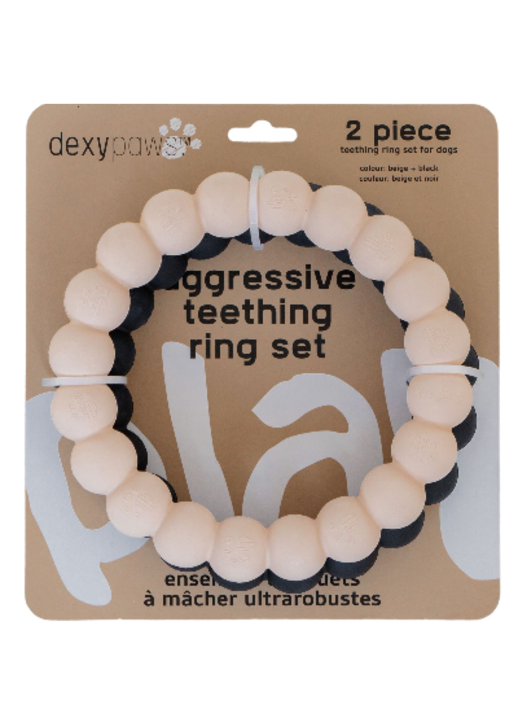 Dexypaws Dexypaws Dog Aggressive Chew Teething Ring