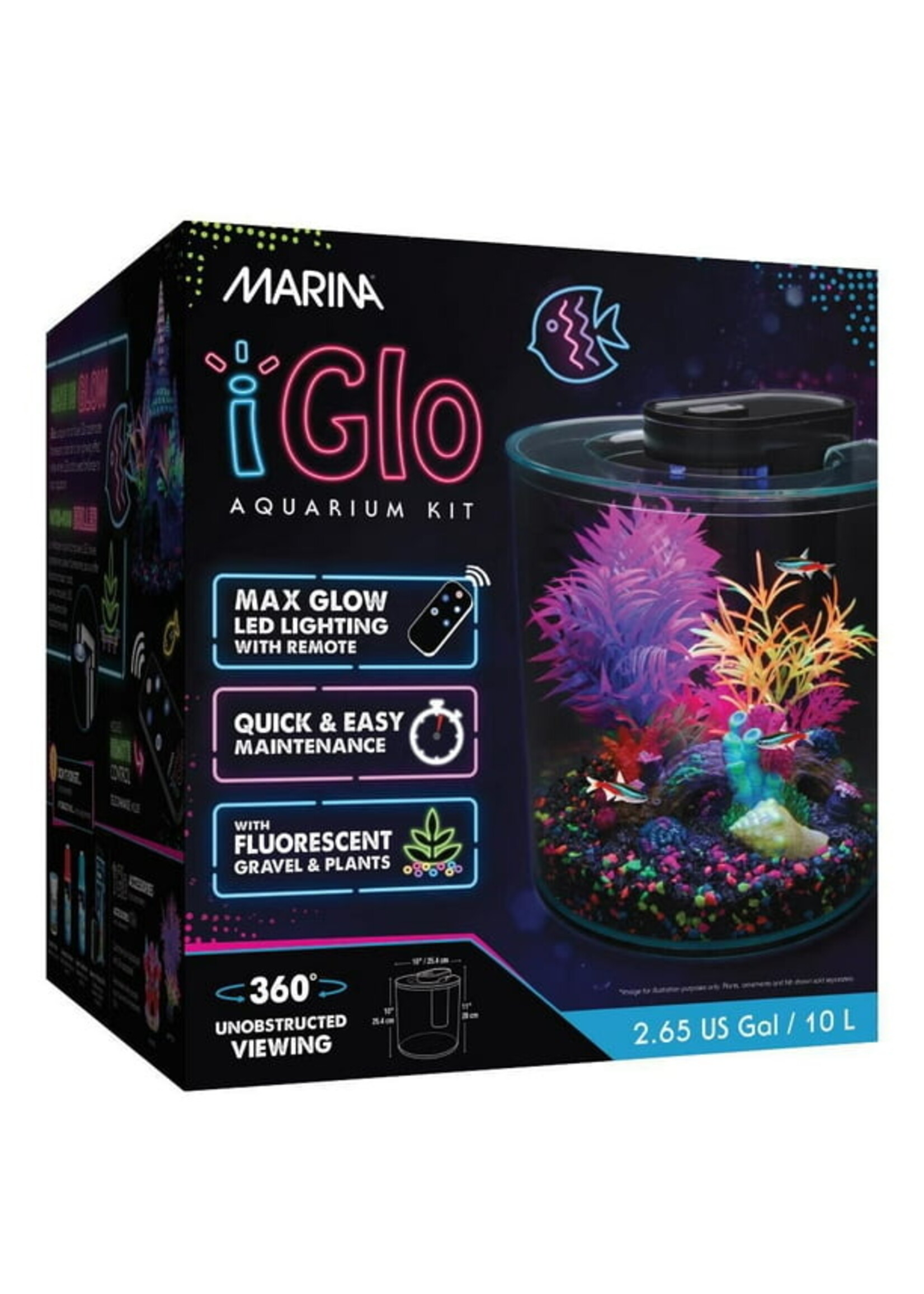 Marina Marina iGlo Aquarium Kit 2.65 U.S Gal