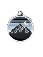 My Family ID Tag Charms Mountains