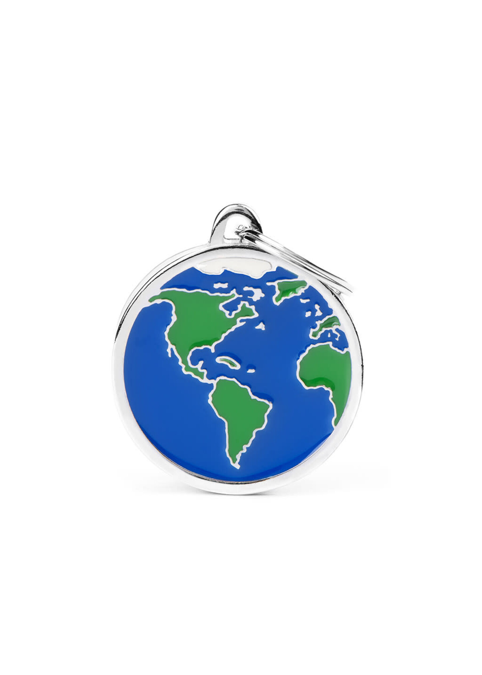 My Family ID Tag Charms Americans Earth