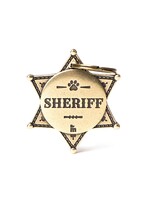 My Family ID Tag Bronx Sheriff Star Bronx English Brass