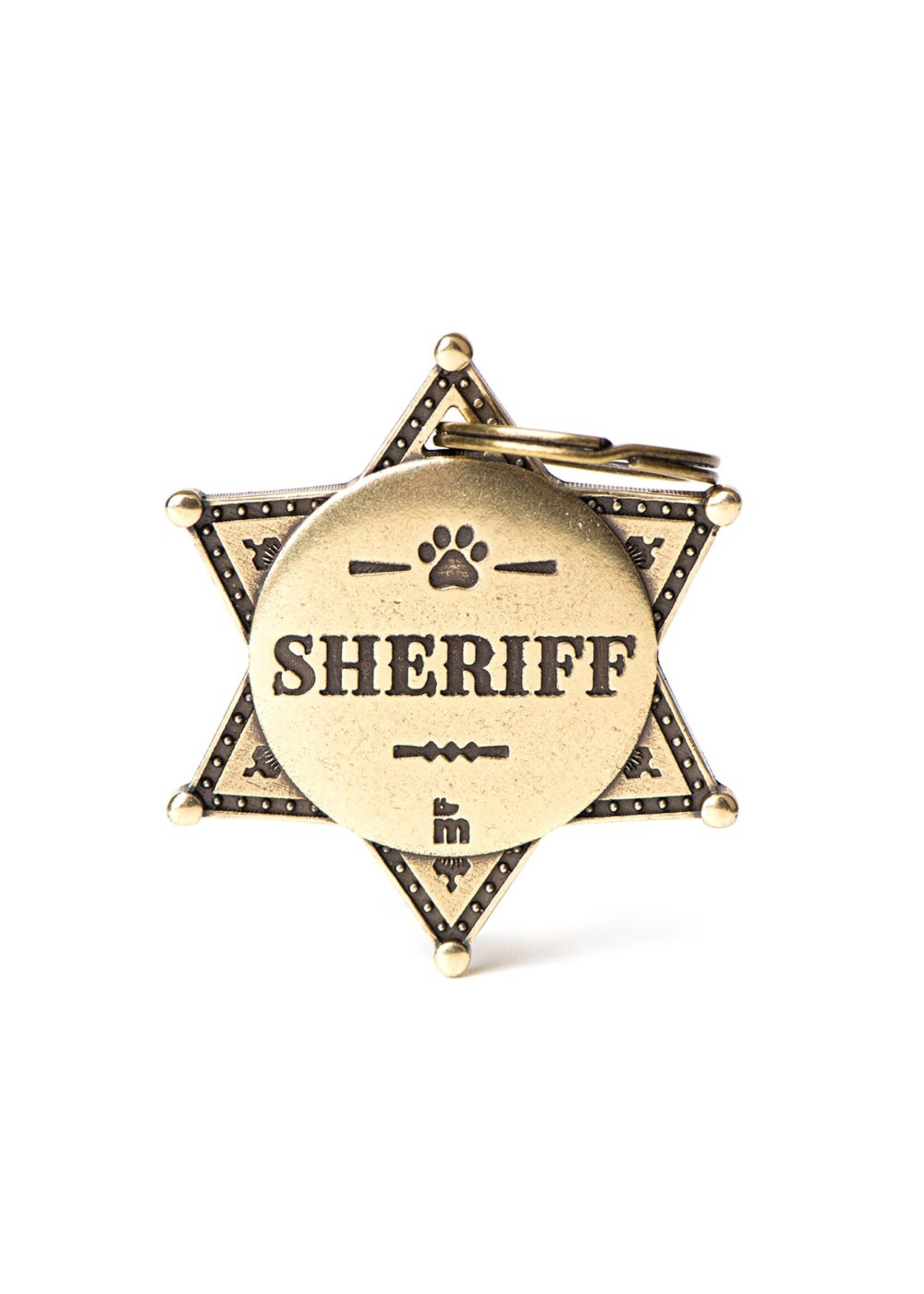 My Family ID Tag Bronx Sheriff Star Bronx English Brass