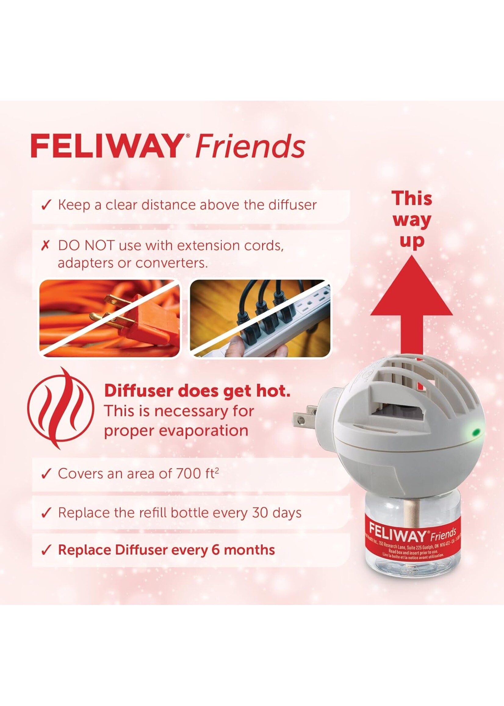 Feliway Cat Friends 30-Day Refill 3pack
