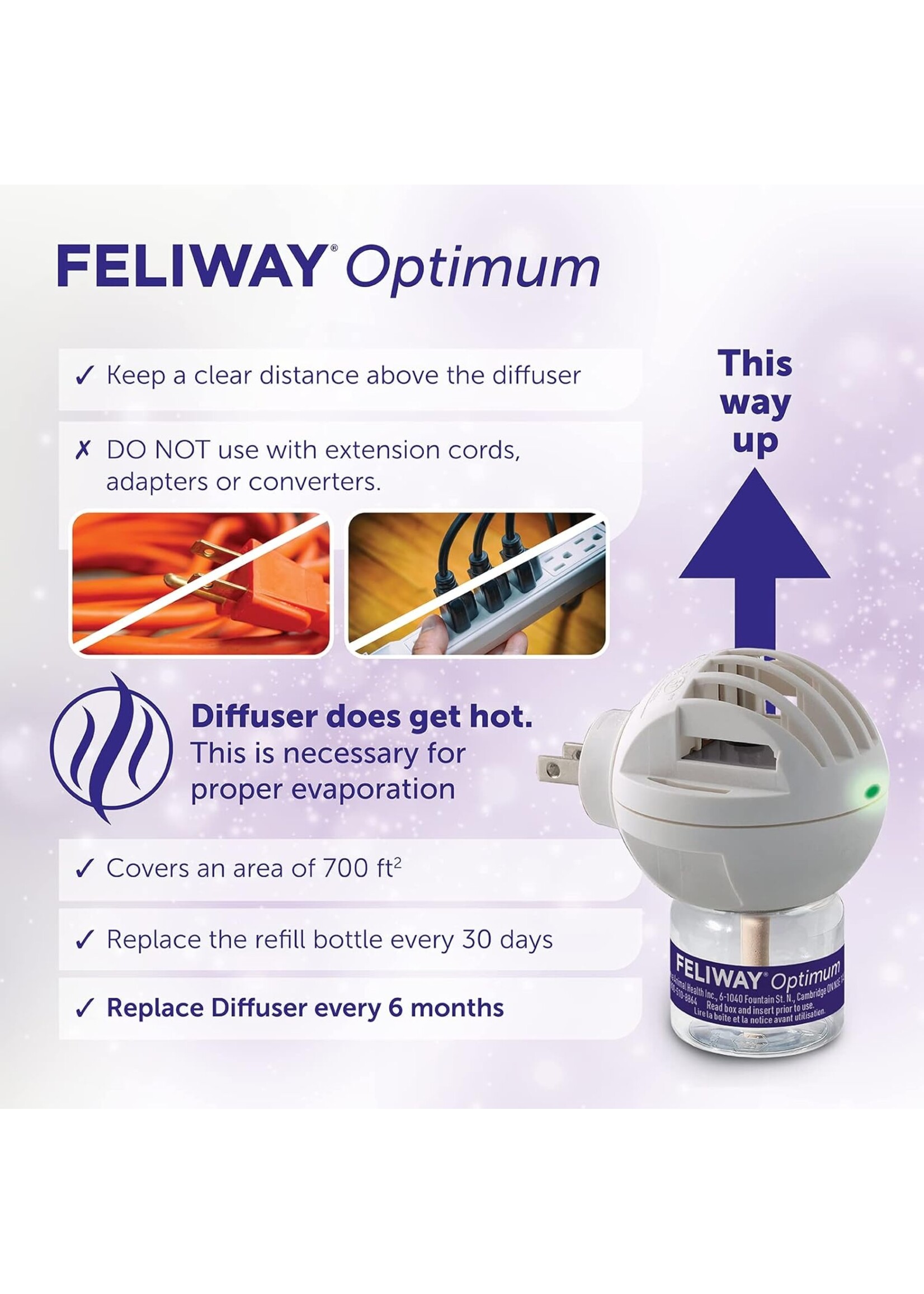Feliway Cat Optimum 30-Day Diffuser Starter Kit