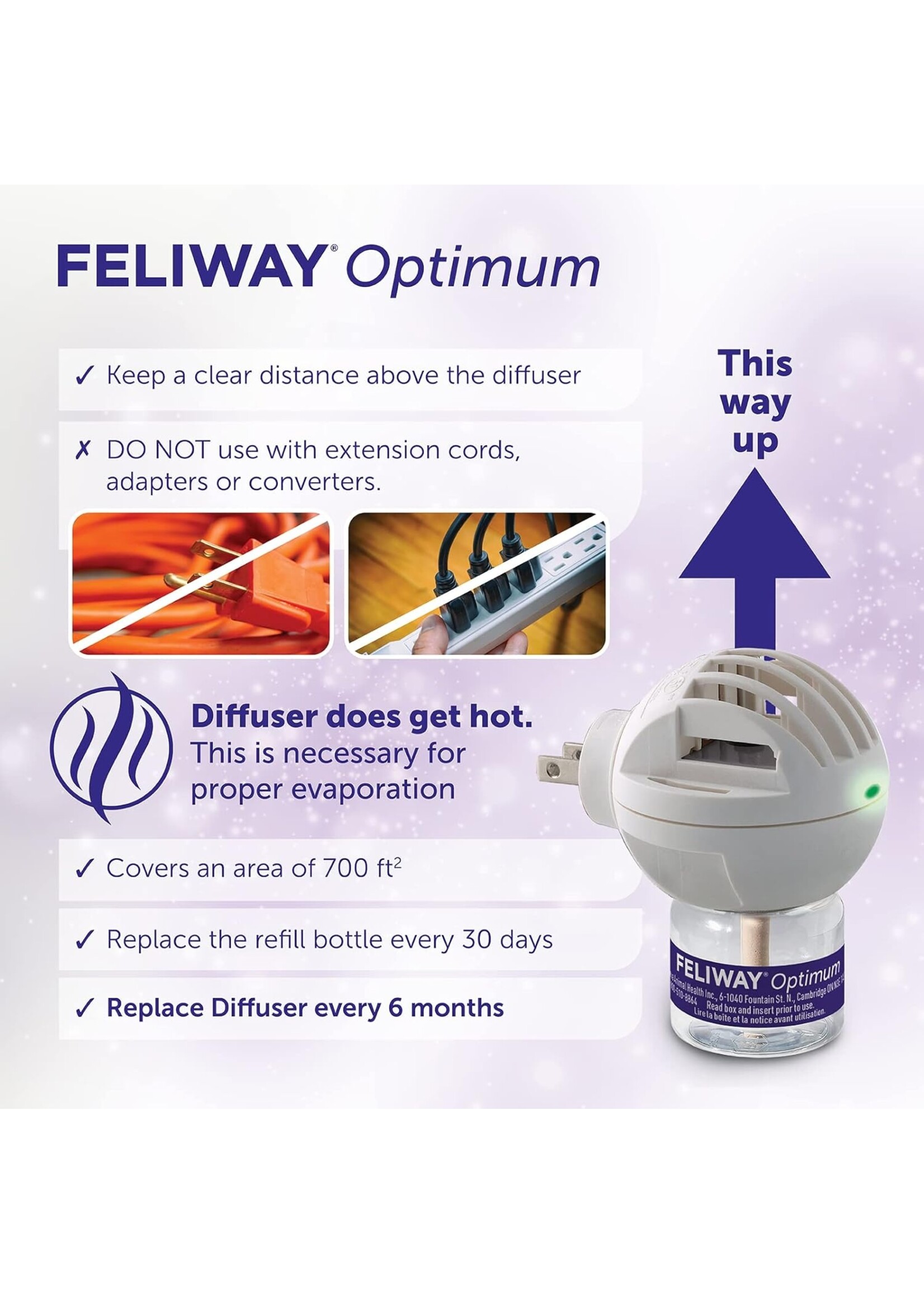 Feliway Feliway Cat Optimum 30-Day Diffuser Starter Kit