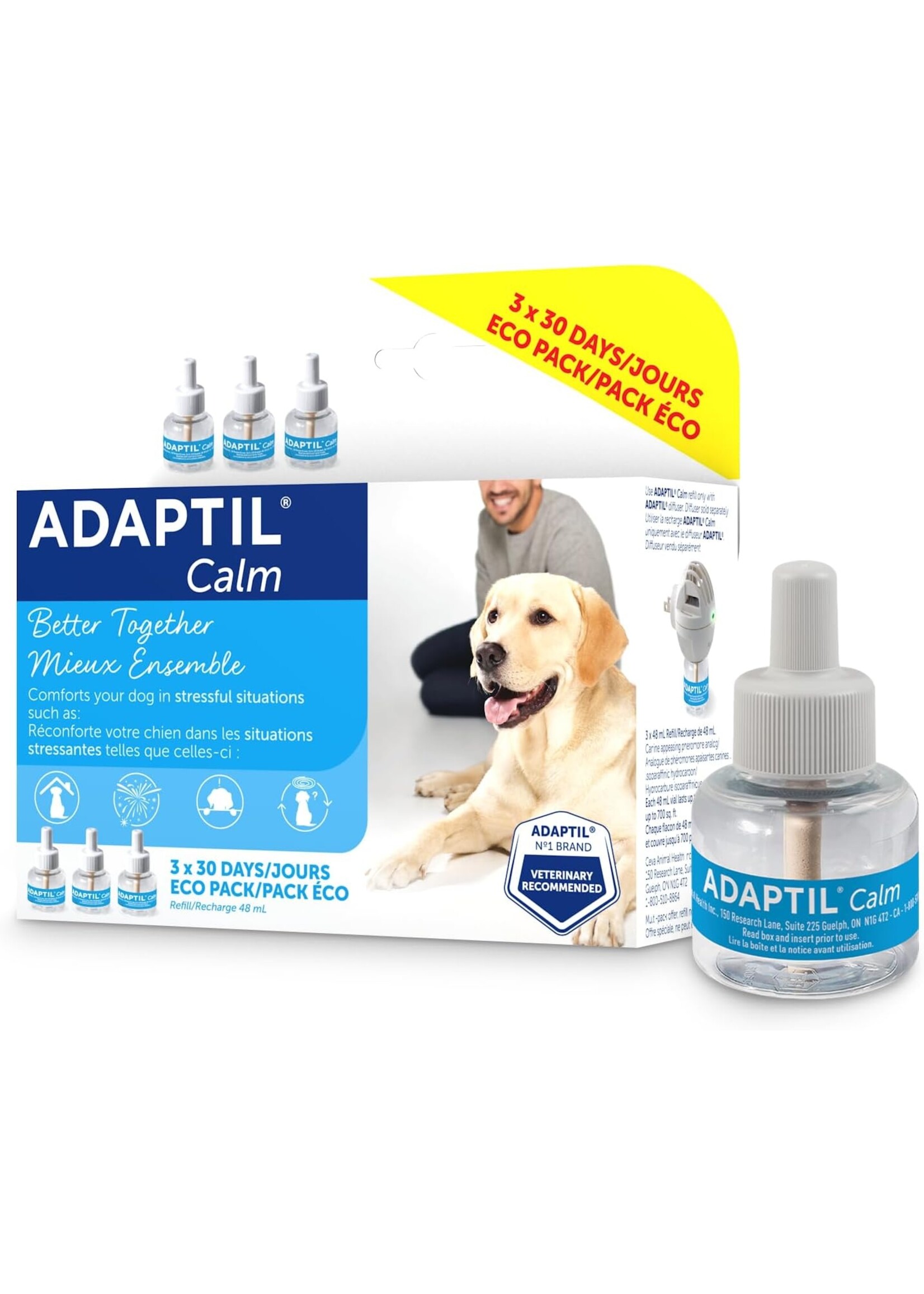 Adaptil Dog Calm 30-Day Refill 3pack