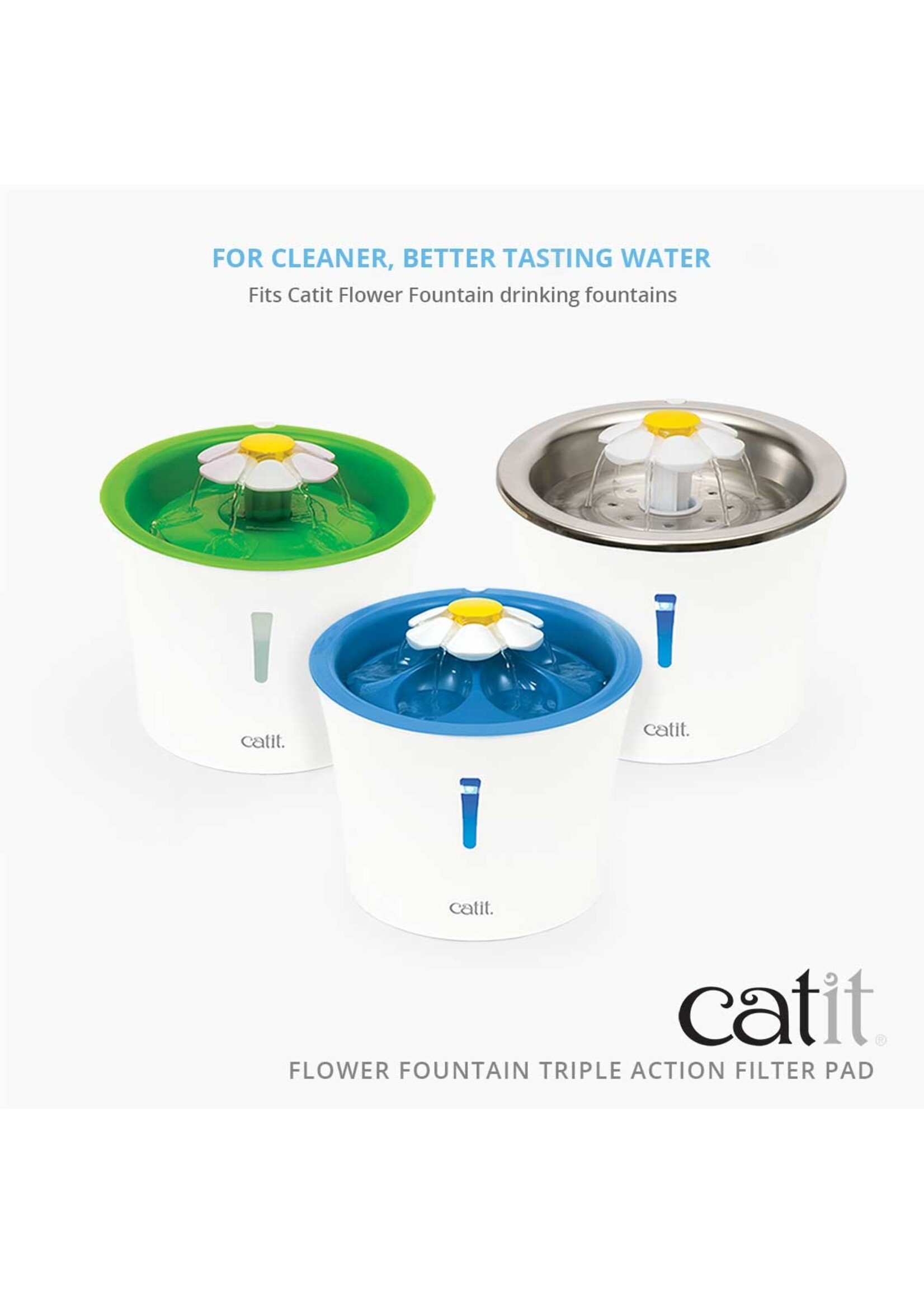 Catit Catit Fountain Frameless Triple Action Filter Cartridge 2pack