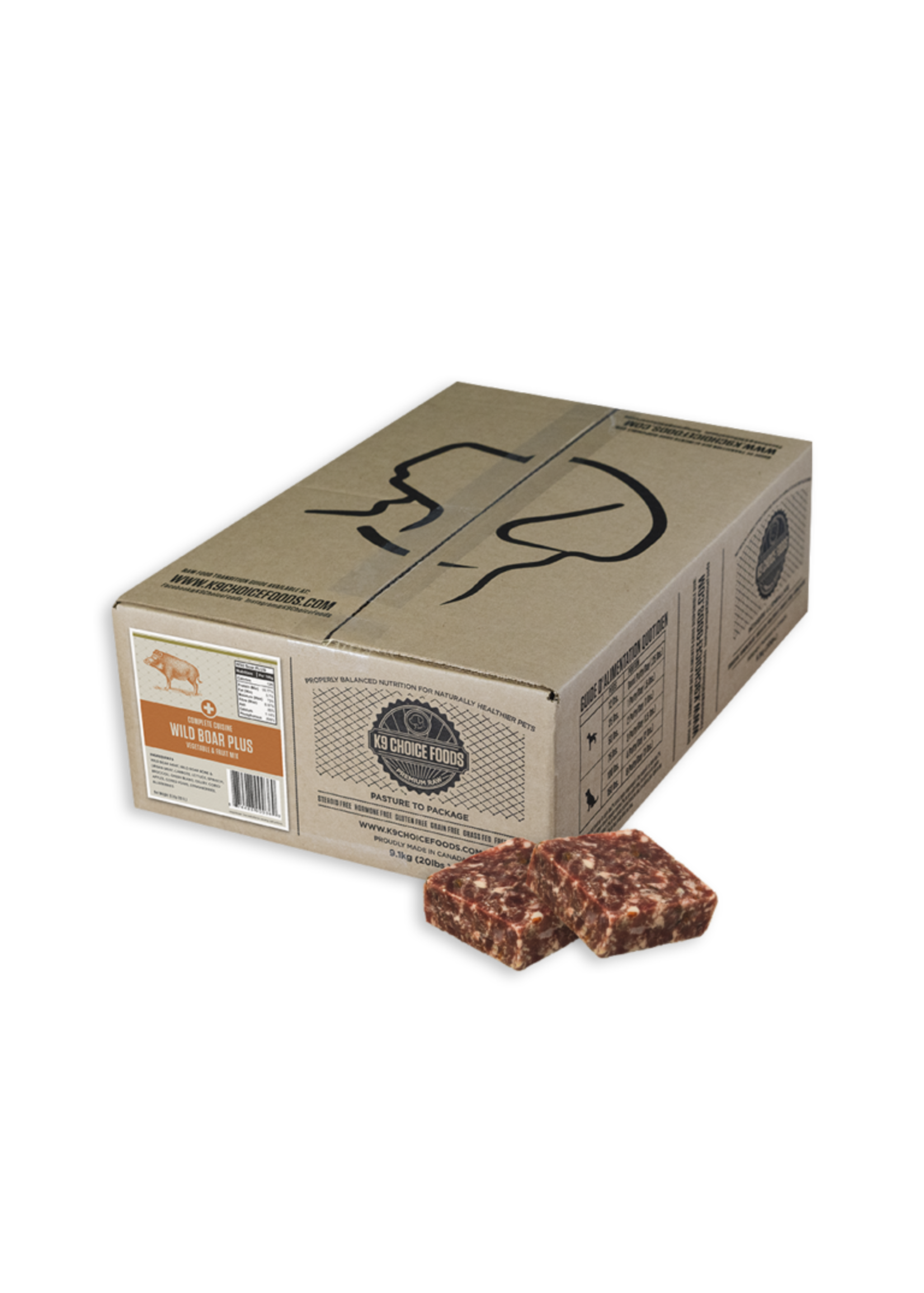 K9 Choice Foods K9 Choice Just Wild Boar 20lb