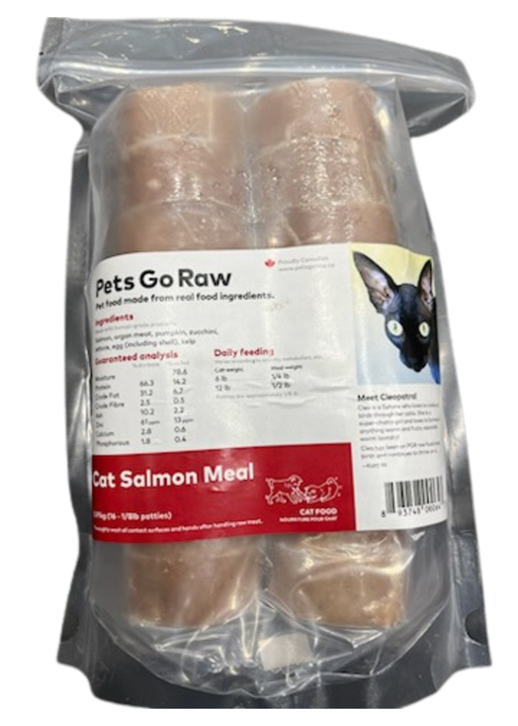 Pets Go Raw Pets Go Raw Cat Salmon Meal 1/8lb (2lbs)