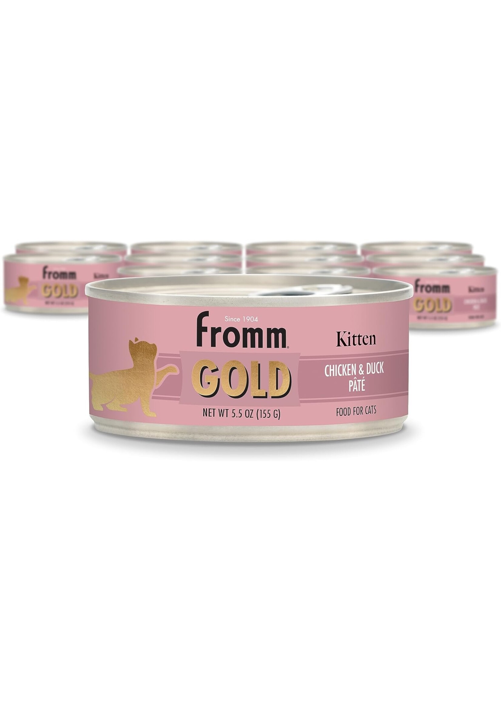 Fromm Family Pet Food Fromm Kitten Gold Chicken & Duck Pate 12/5.5oz