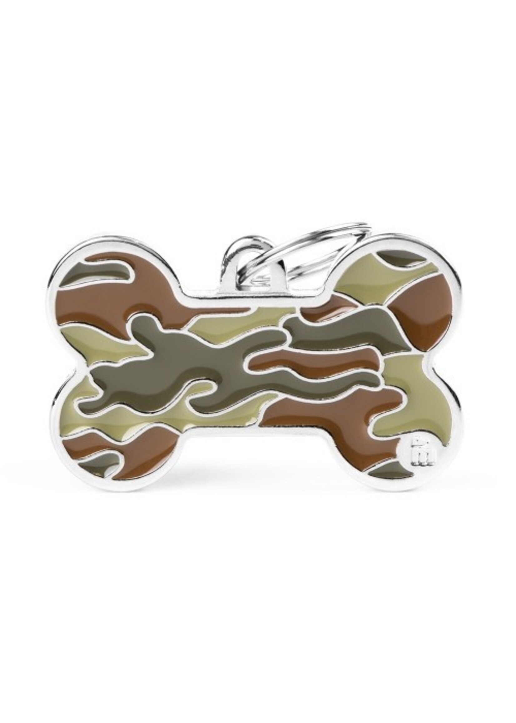 My Family ID Tag Camouflage Bone