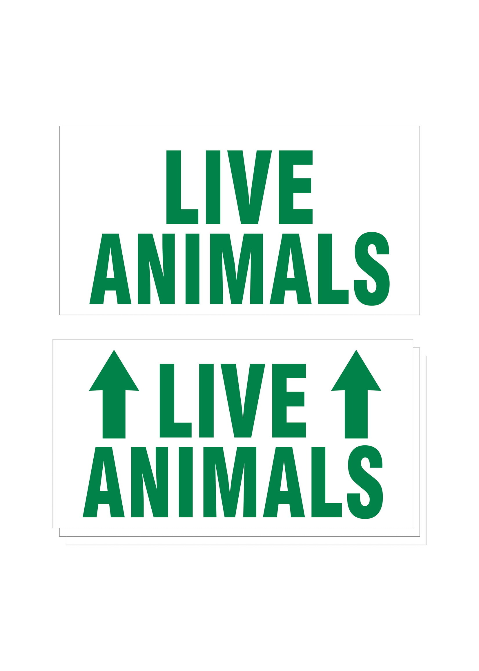 Ruff Land Ruff Land Live Animals Labels