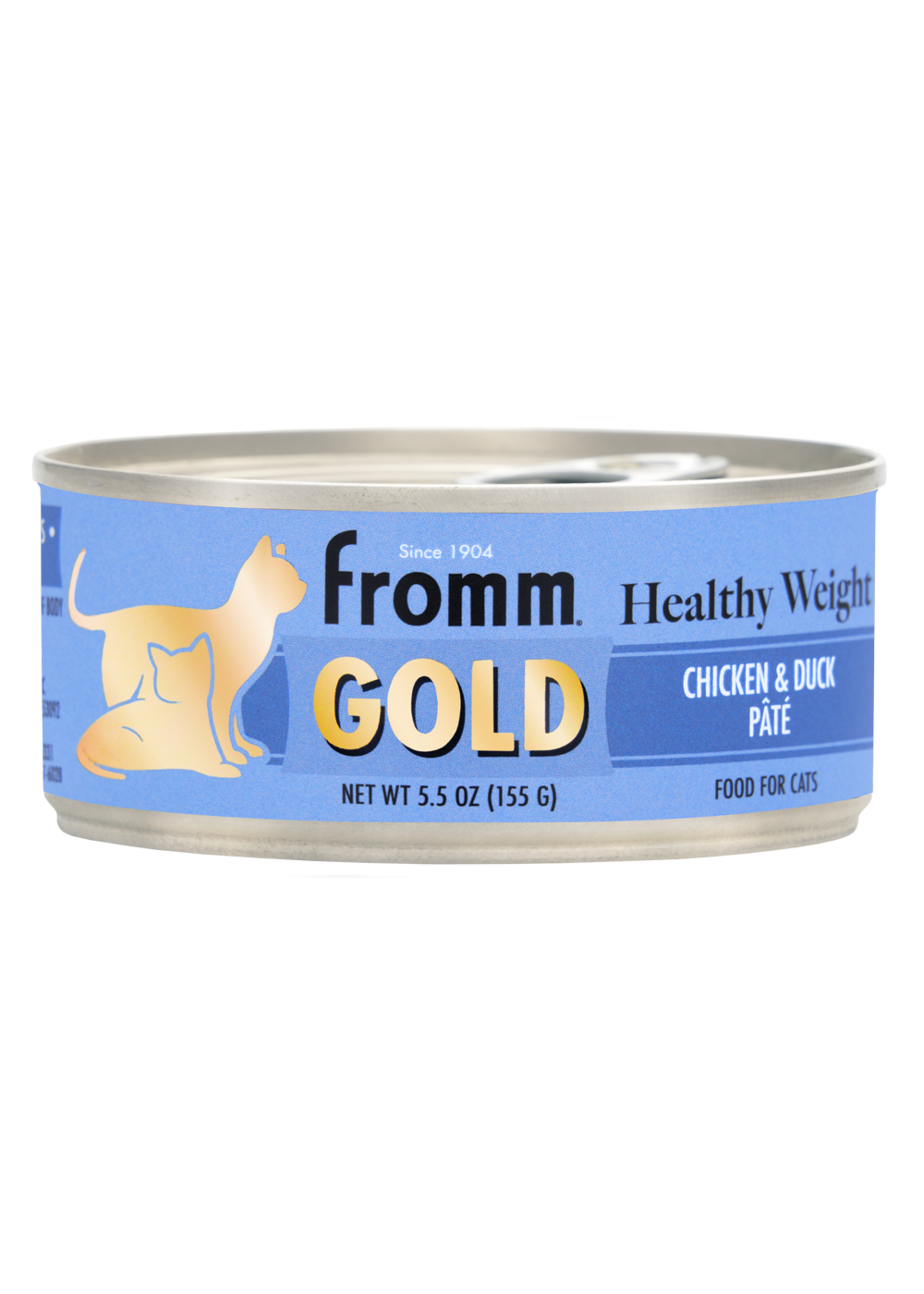 Fromm Family Pet Food Fromm Cat Gold Healthy Weight Chicken & Duck Pate 5.5oz single