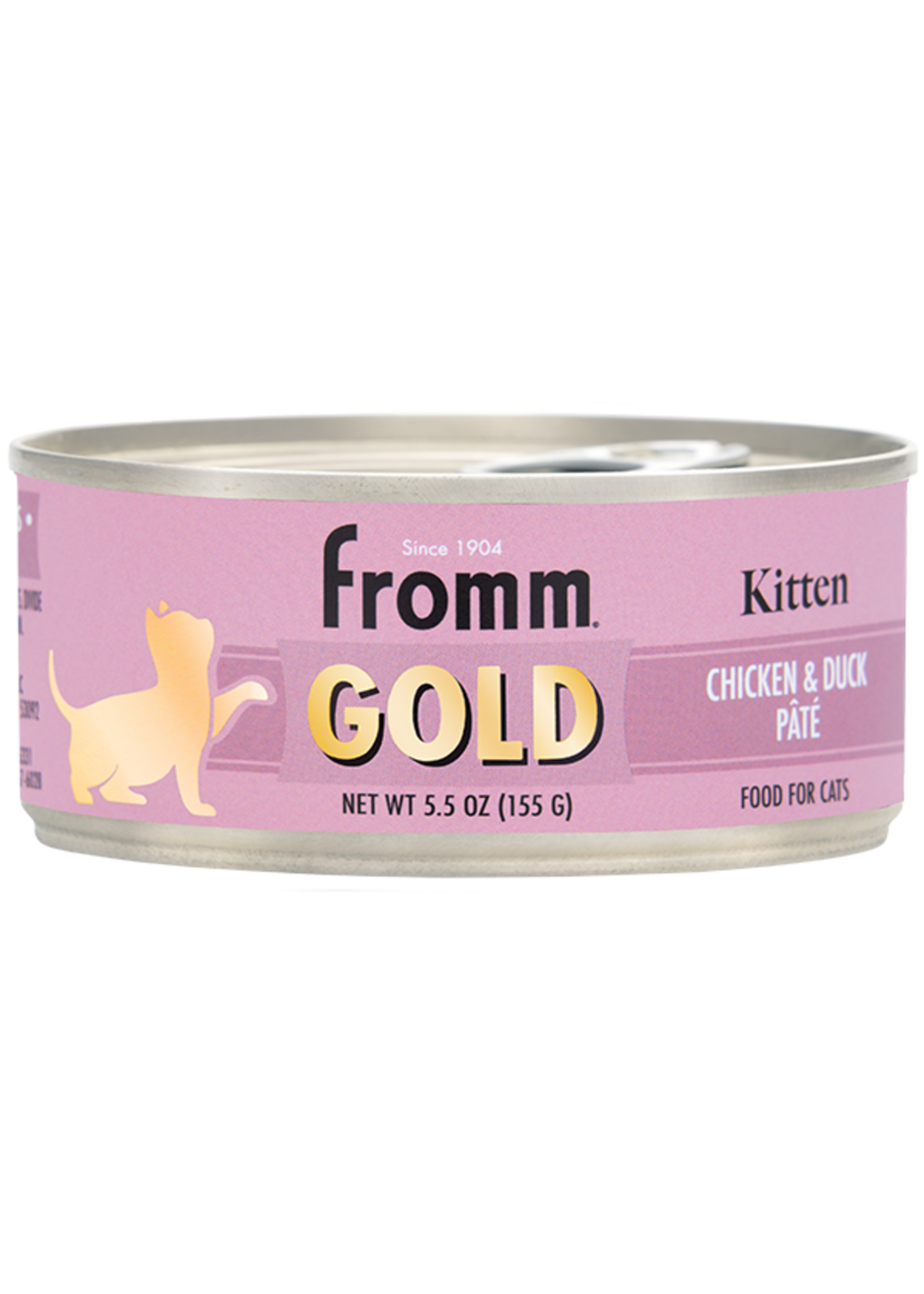 Fromm Family Pet Food Fromm Kitten Gold Chicken & Duck Pate 5.5oz single