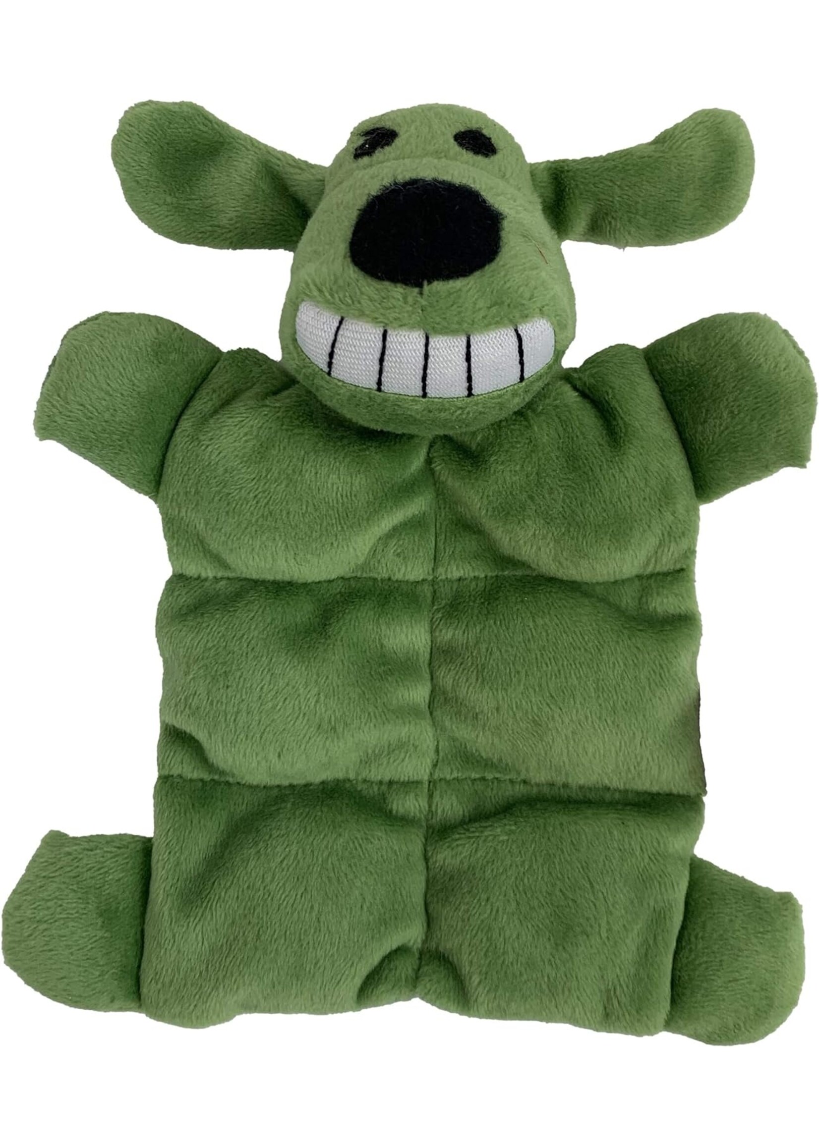 Multipet Multipet Minipet Loofa Squeaker Mat 6" Assorted