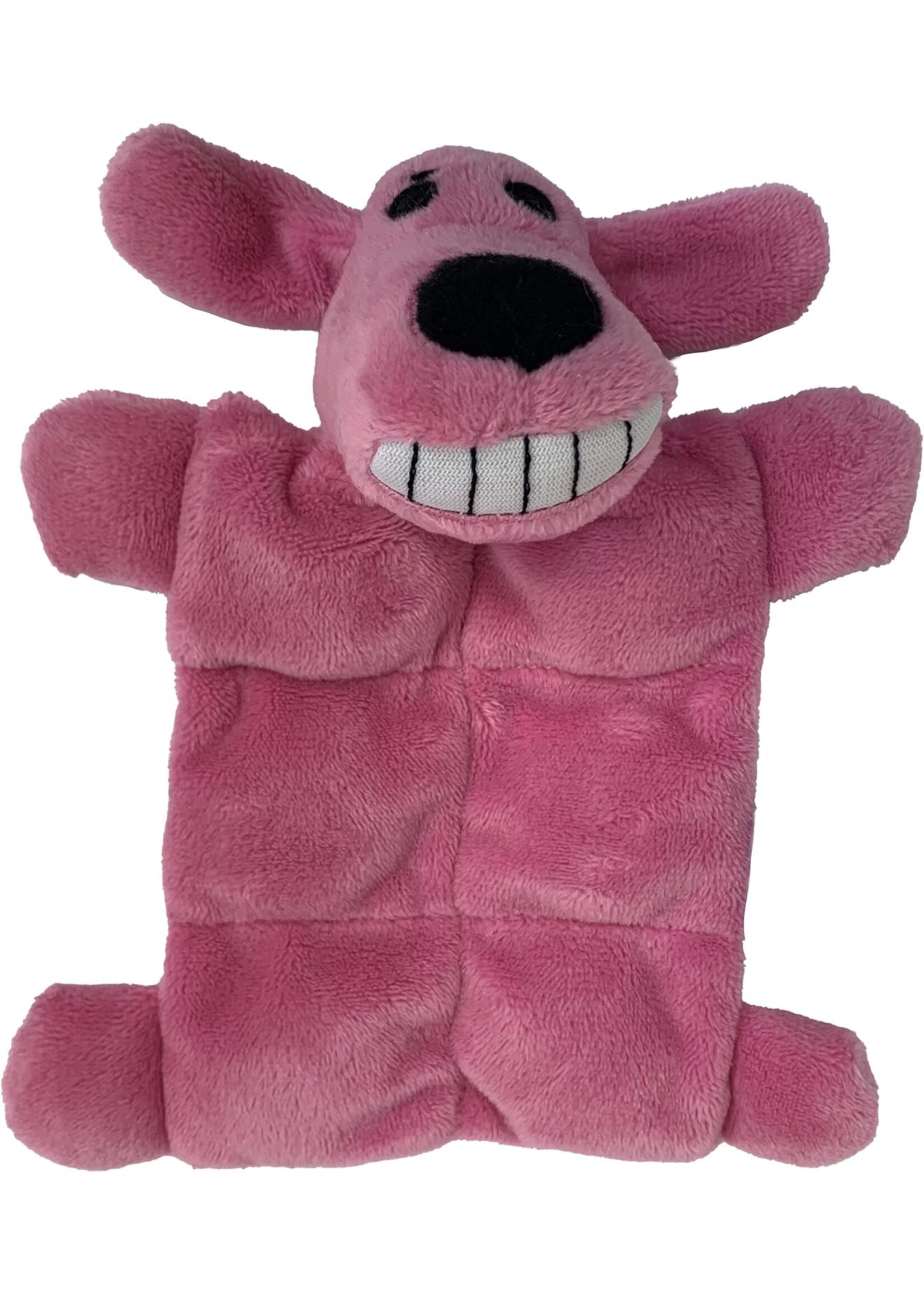 Multipet Multipet Minipet Loofa Squeaker Mat 6" Assorted