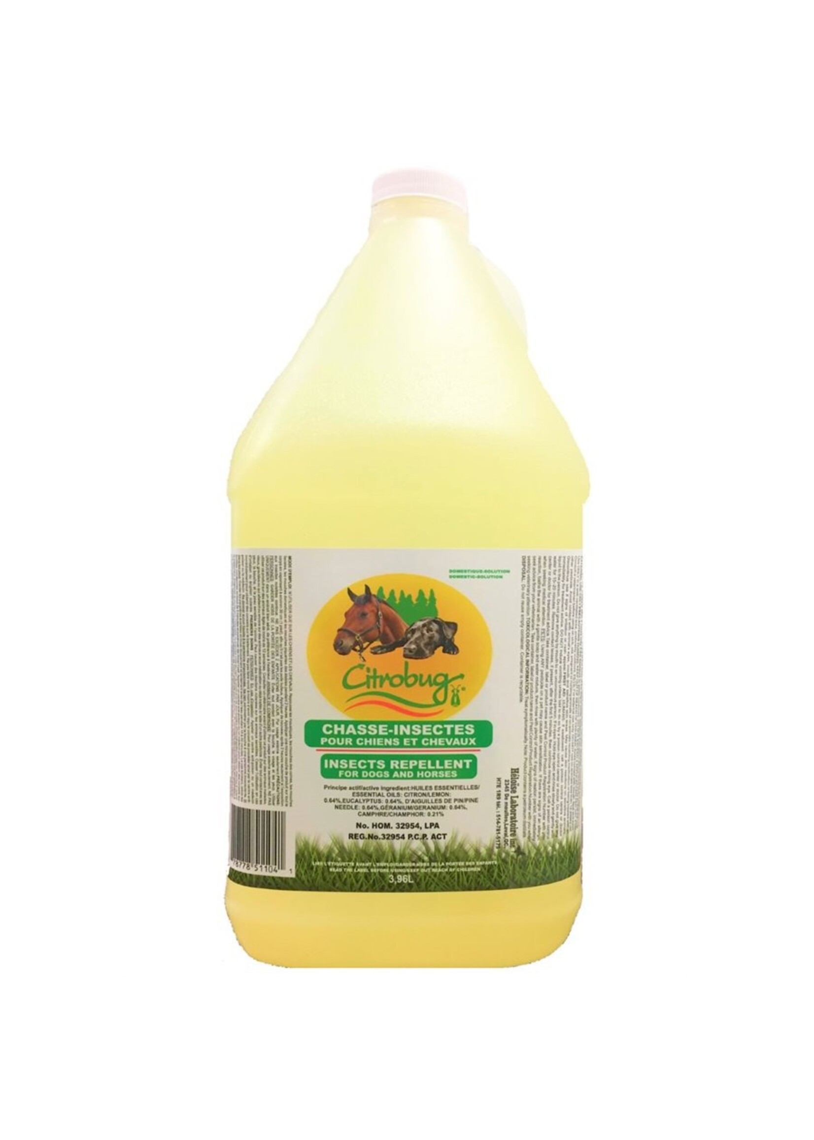 Citrobug Insects Repellent for Dogs & Horse 3.96L
