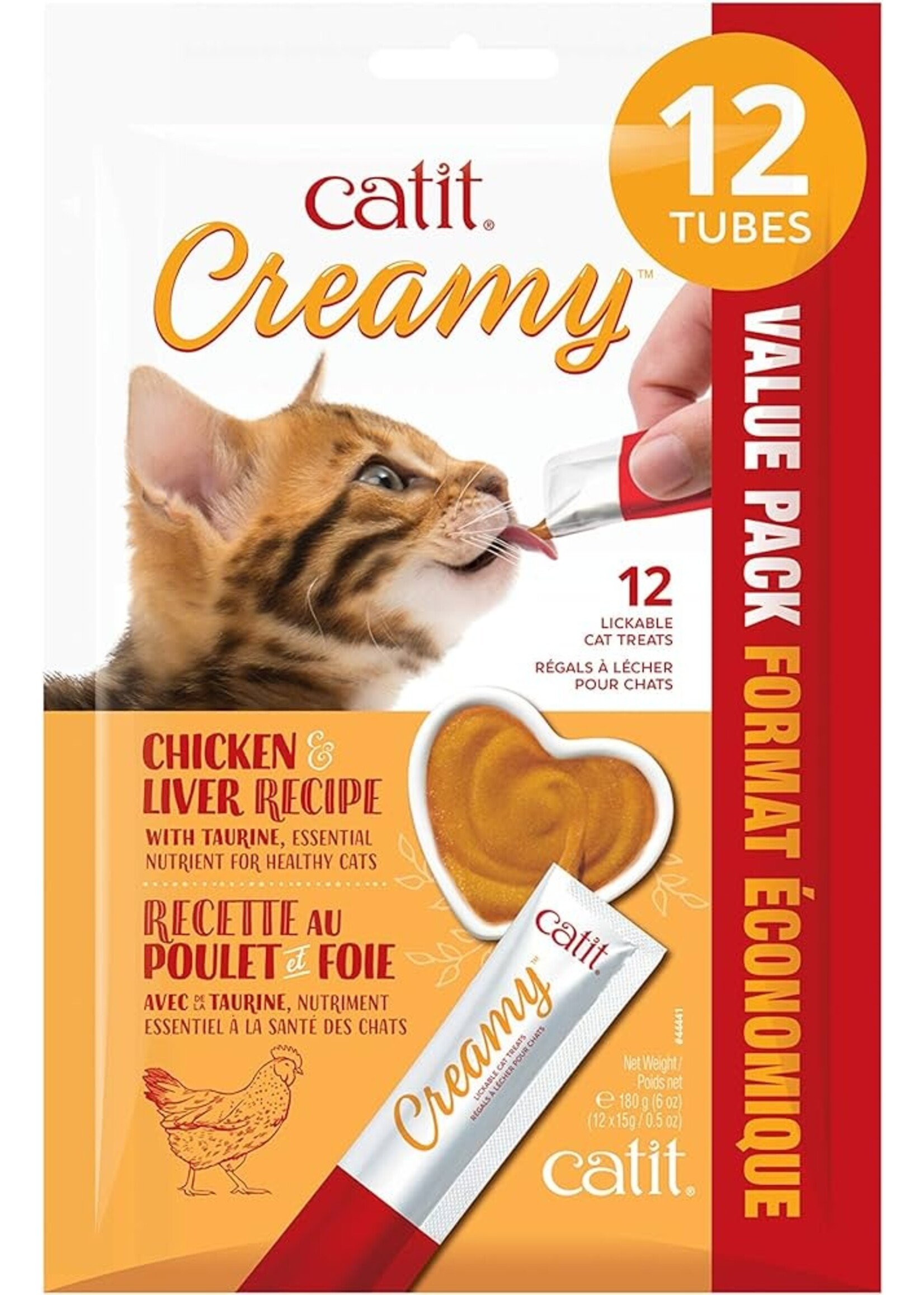 Catit Catit Creamy Lickable Cat Treat 12pack