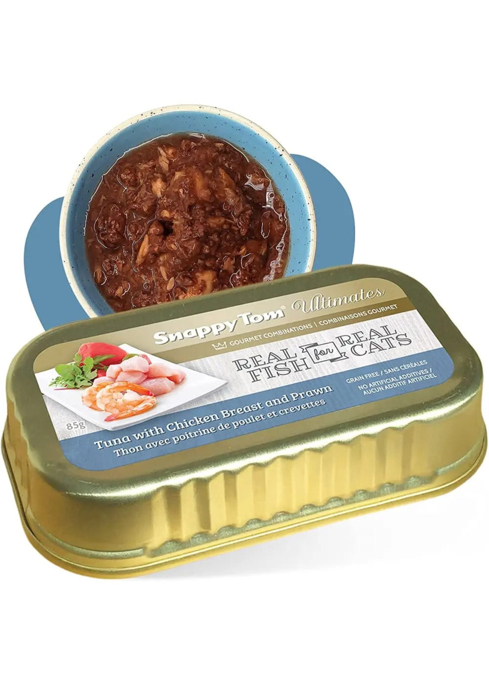 Snappy Tom Snappy Tom Ultimates Tuna w/ Chicken Breast & Pawn 12 x 85gm