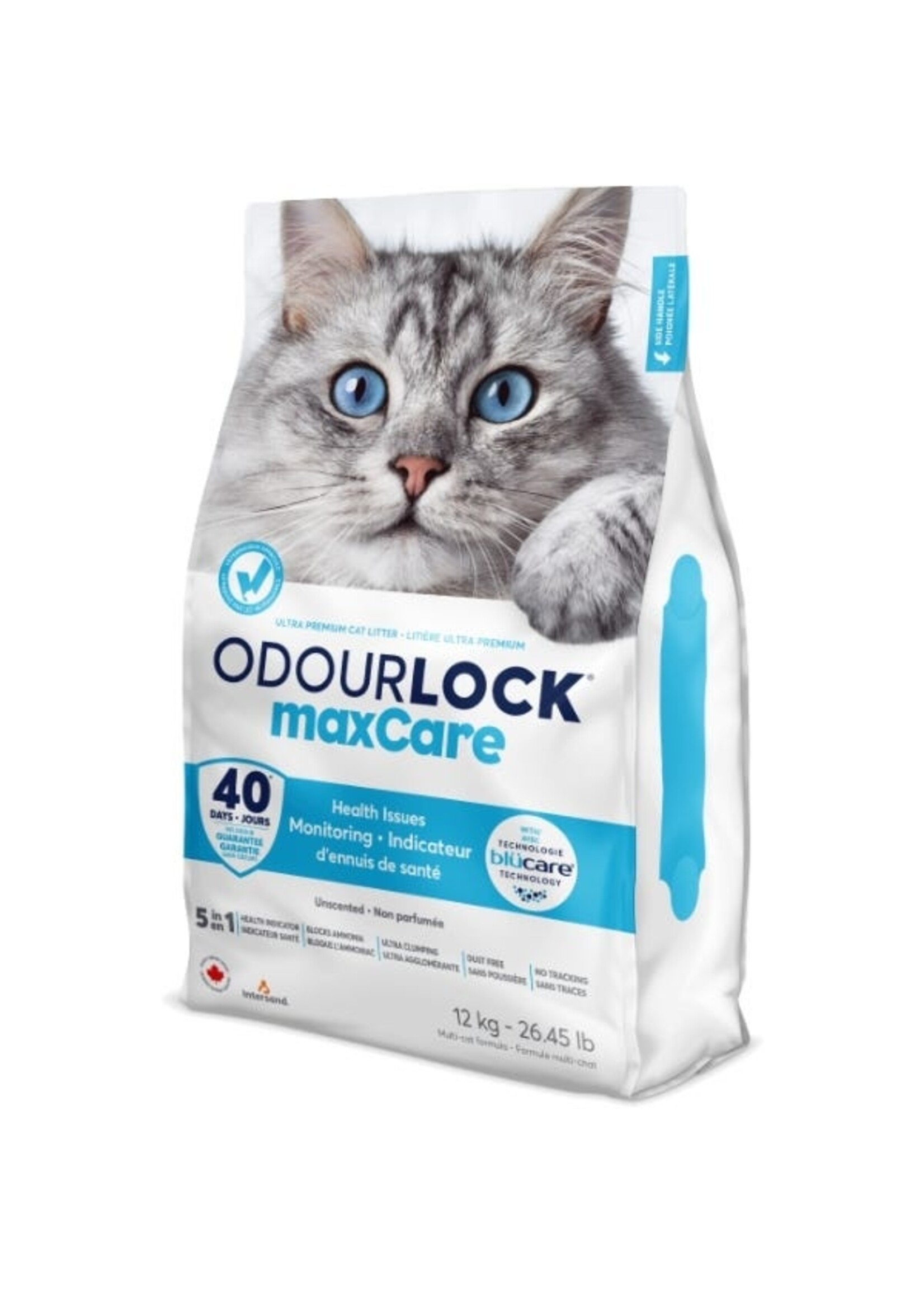 Intersand Odour Lock Maxcare Unscented Litter 12kg