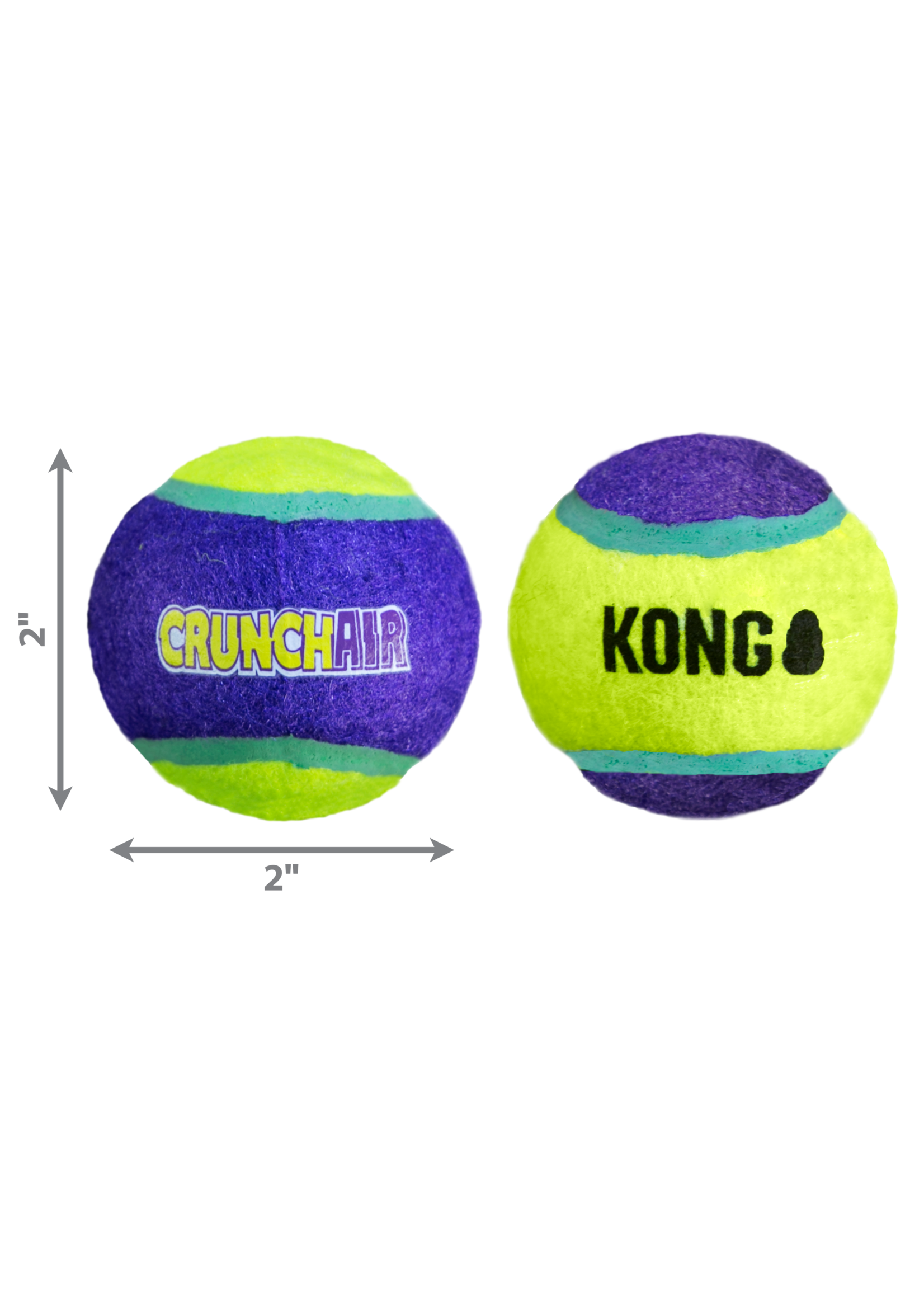 Kong Kong CrunchAir Ball Medium 3pack