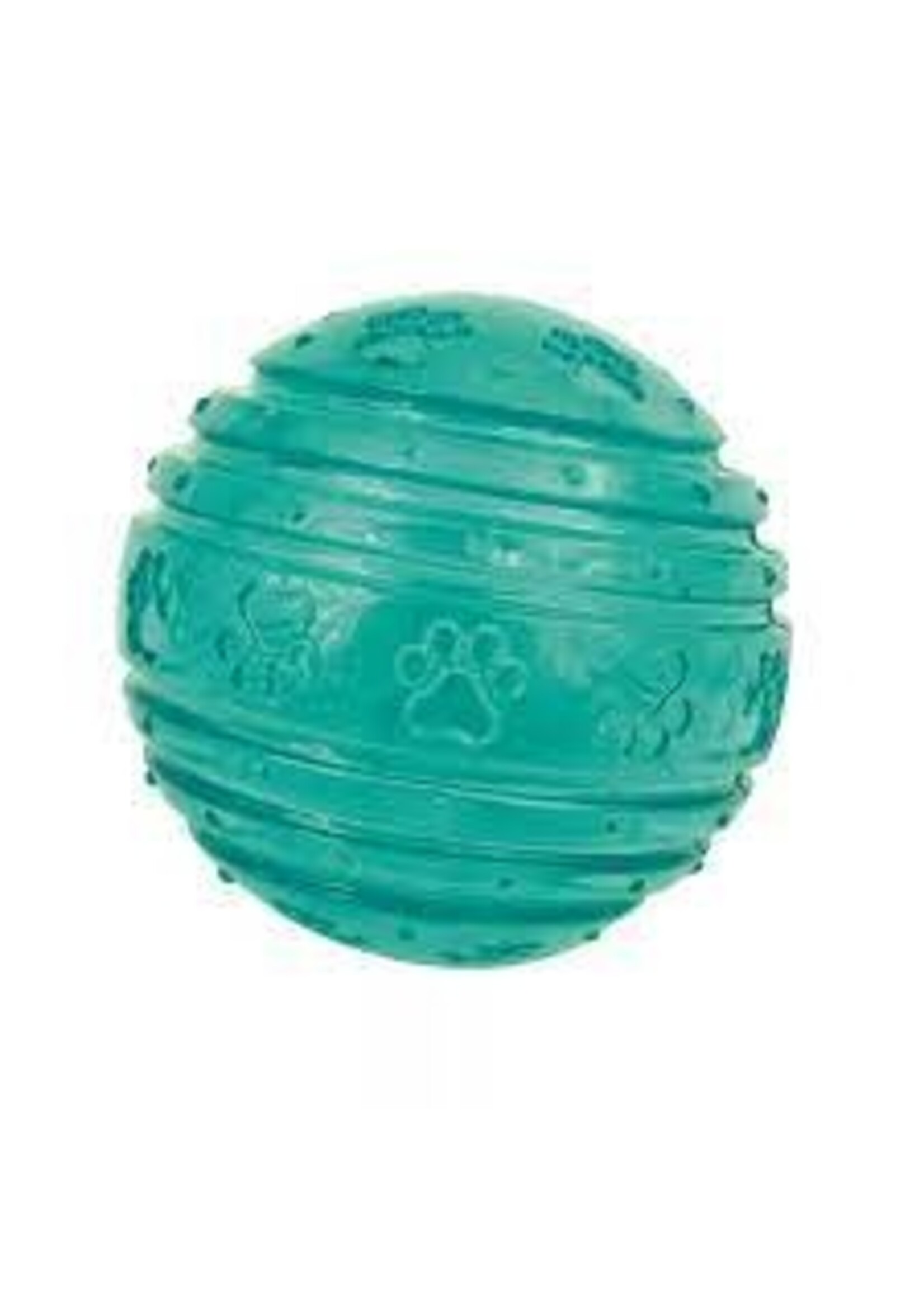 Coastal Pet Products Inc. Li'l Pals Antimicrobial Toy 3" Ball Teal