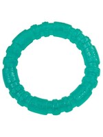 Coastal Pet Products Inc. Li'l Pals Antimicrobial Toy 4" Ring Teal