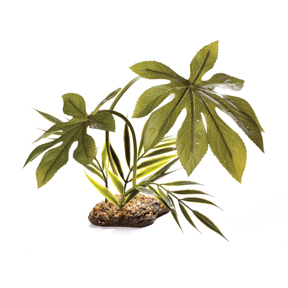 Happy Pet Komodo Rainforest Canopy Plant - Artificial Terrarium Plant For Reptiles, With Weighted Base - View #11