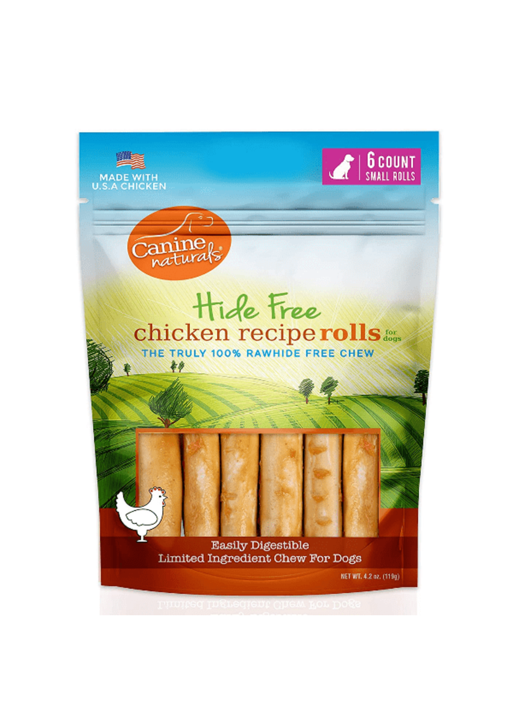 Canine Naturals Hide Free Canine Naturals Hide-Free Chicken Rolls