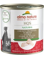 almo Nature Almo Nature Dog HQS Natural Chicken Drumstick Entree in Broth 280gm