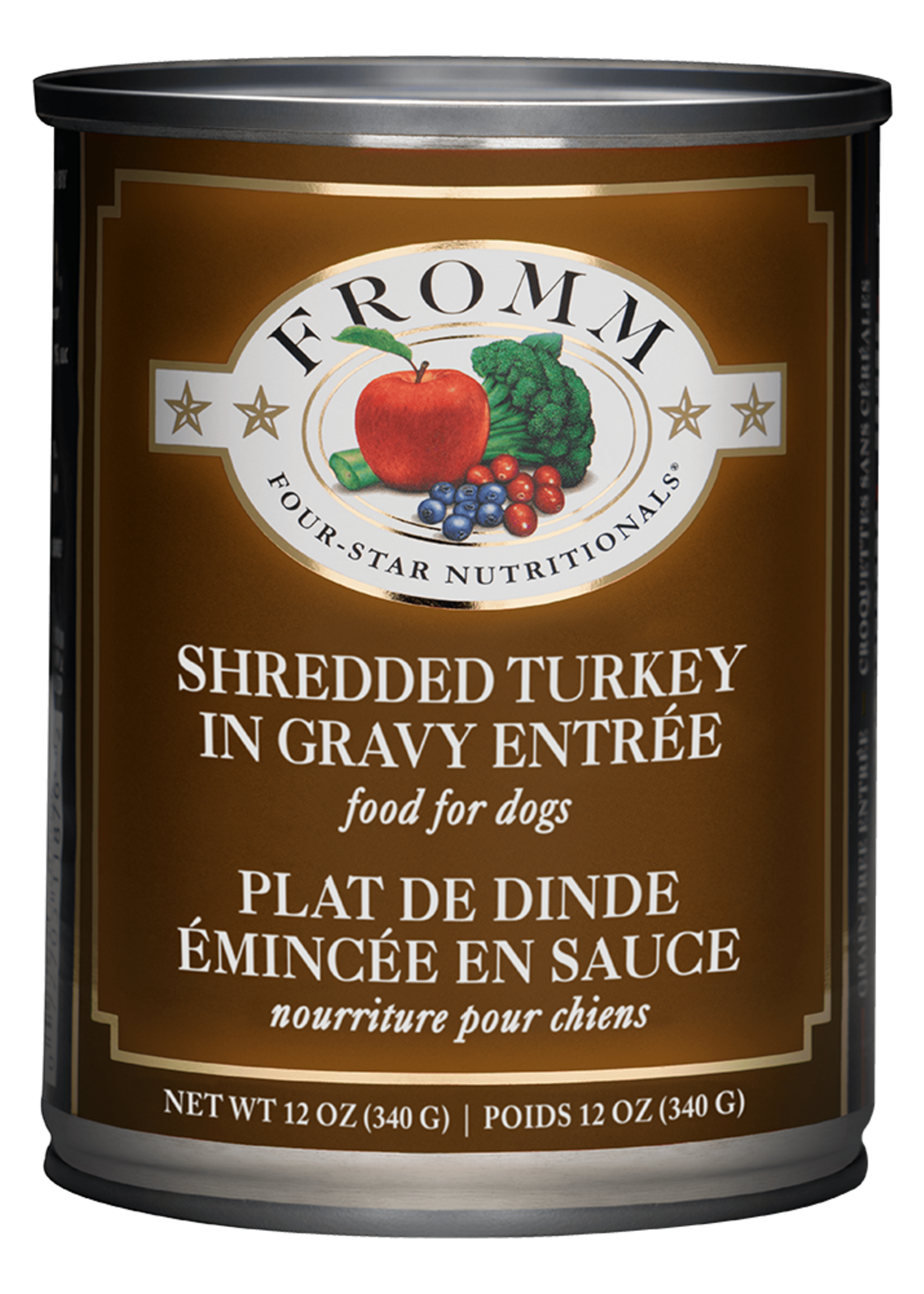 Fromm Family Pet Food Fromm Dog Four Star Shredded Turkey Entree 12/12oz single