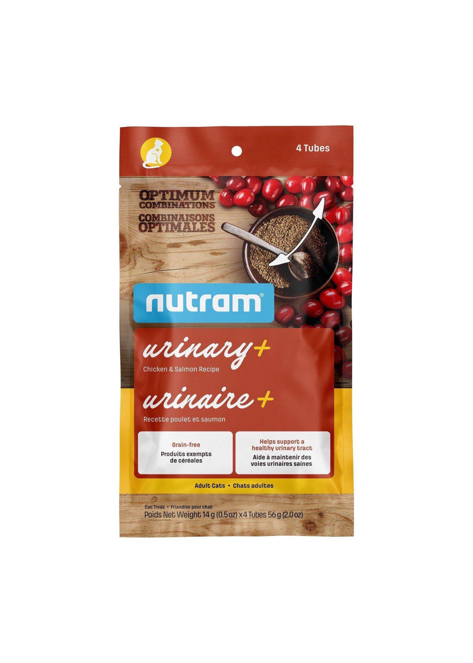 Nutram Nutram Cat OC Urinary+ Chicken & Salmon Adult Tubes 2oz single