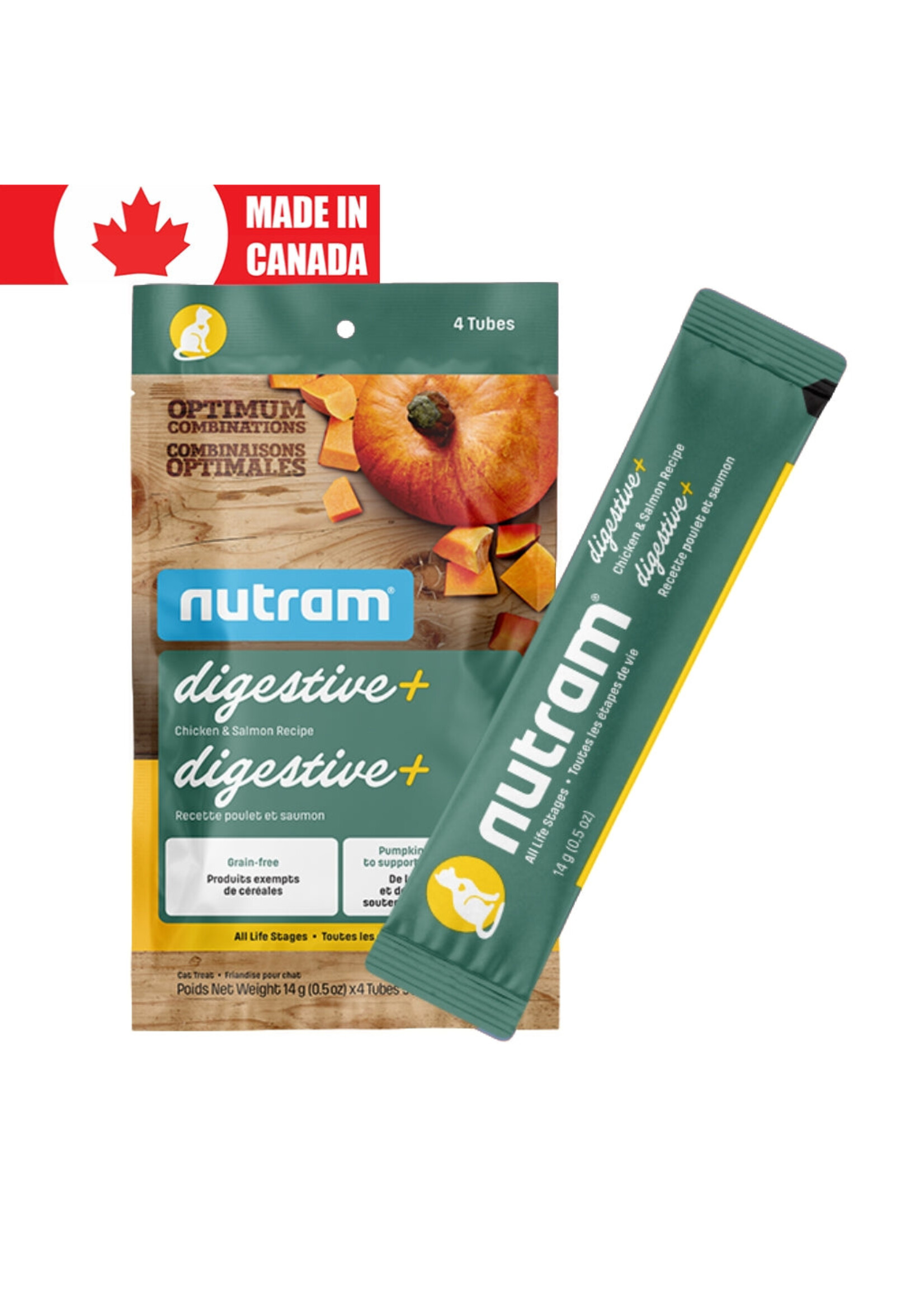 Nutram Nutram Cat OC Digestive+ Chicken & Salmon ALS Tubes 2oz single