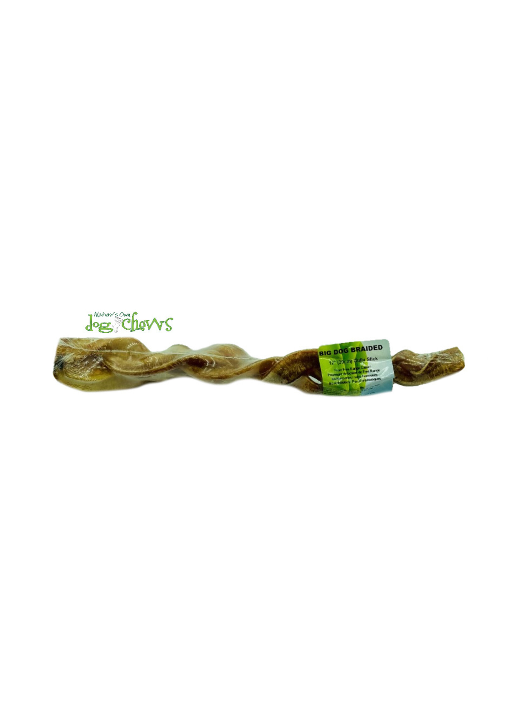 Nature's Own Nature's Own Big Dog Triple Braided Odourfree Bully Stick