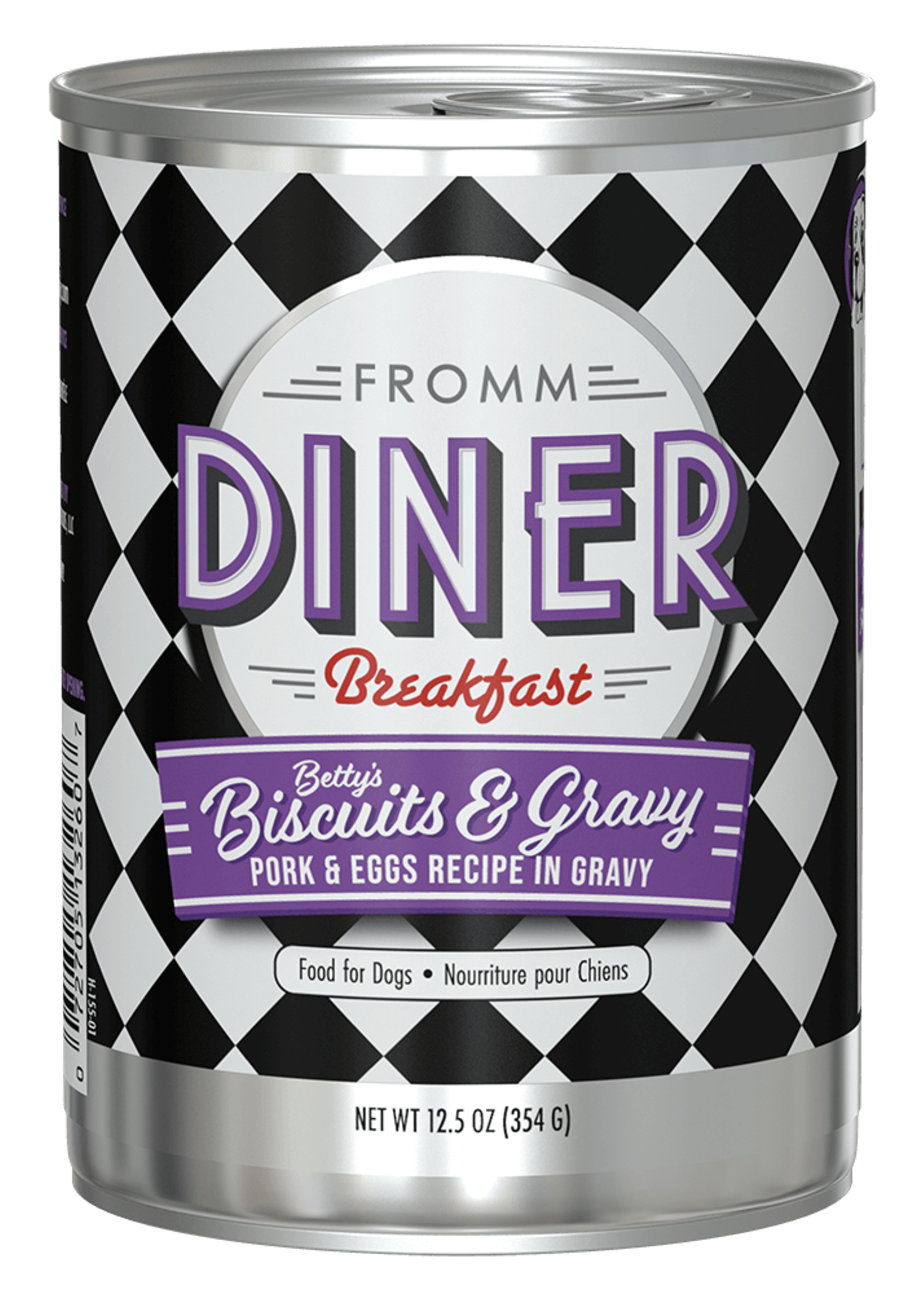 Fromm Family Pet Food Fromm Dog Diner Breakfast Betty's Biscuits & Gravy 12/12.5oz