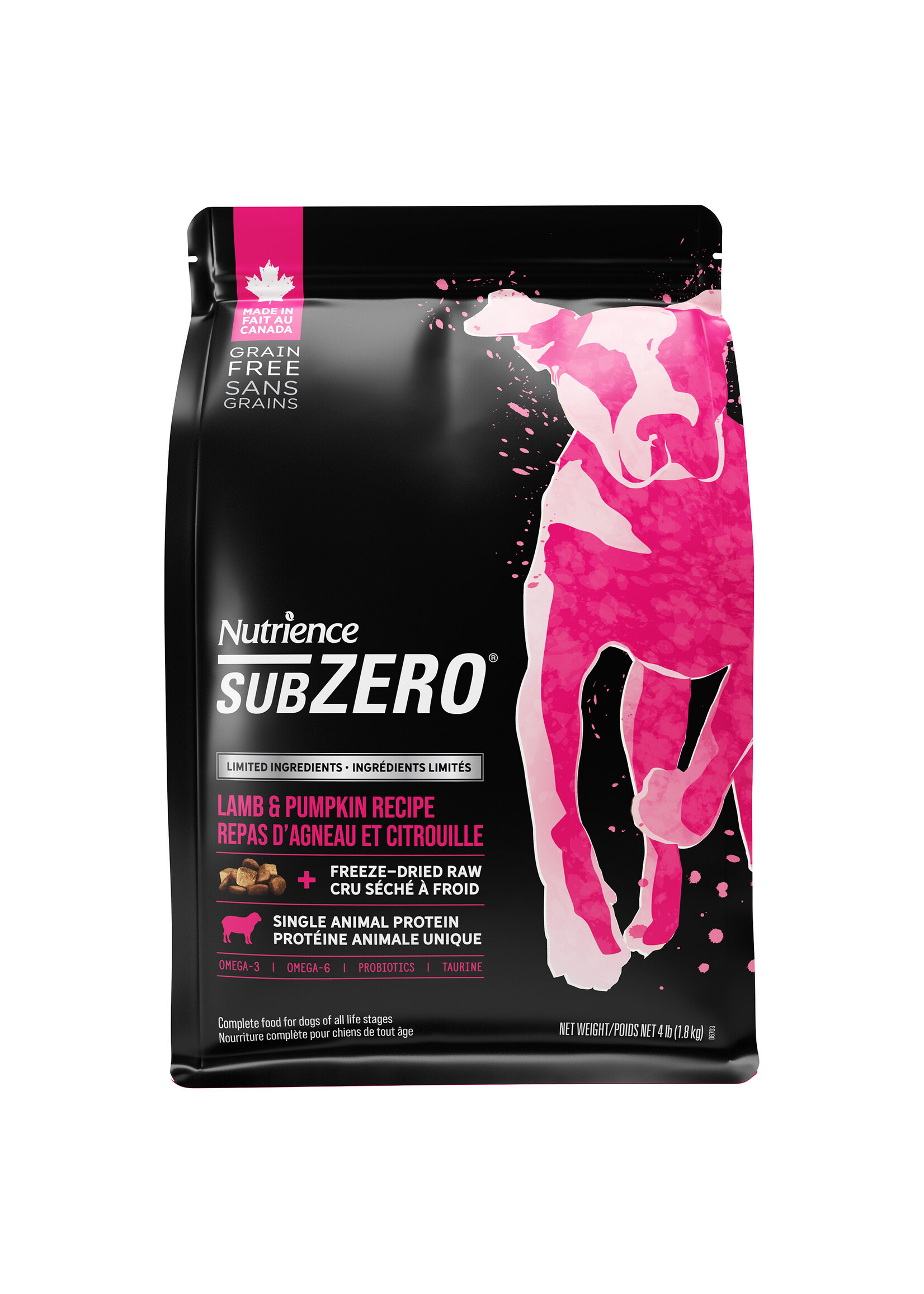 Nutrience Nutrience SubZero Limited Ingredient Lamb & Pumpkin