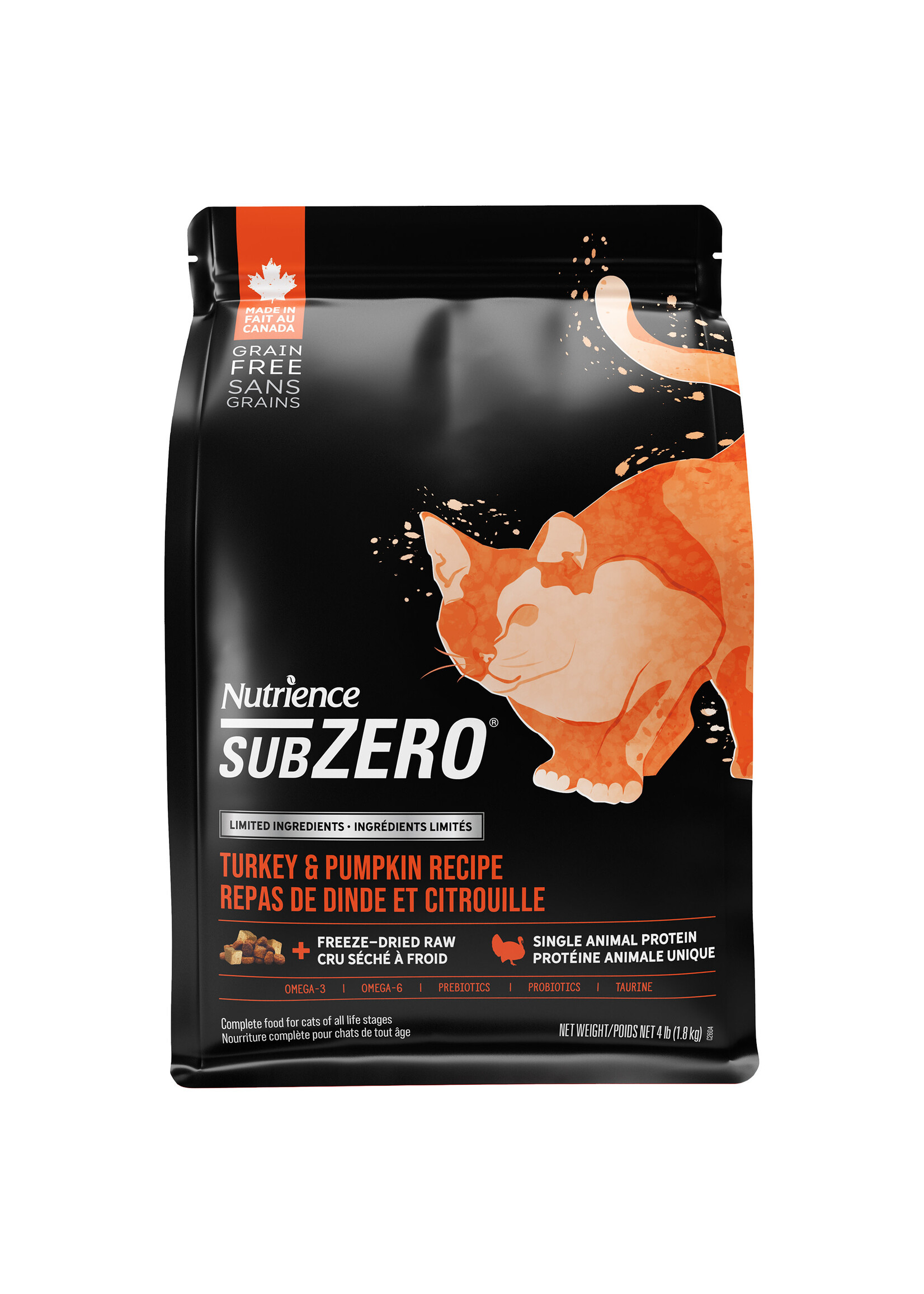 Nutrience Nutrience SubZero Cat Limited Ingredient Turkey & Pumpkin