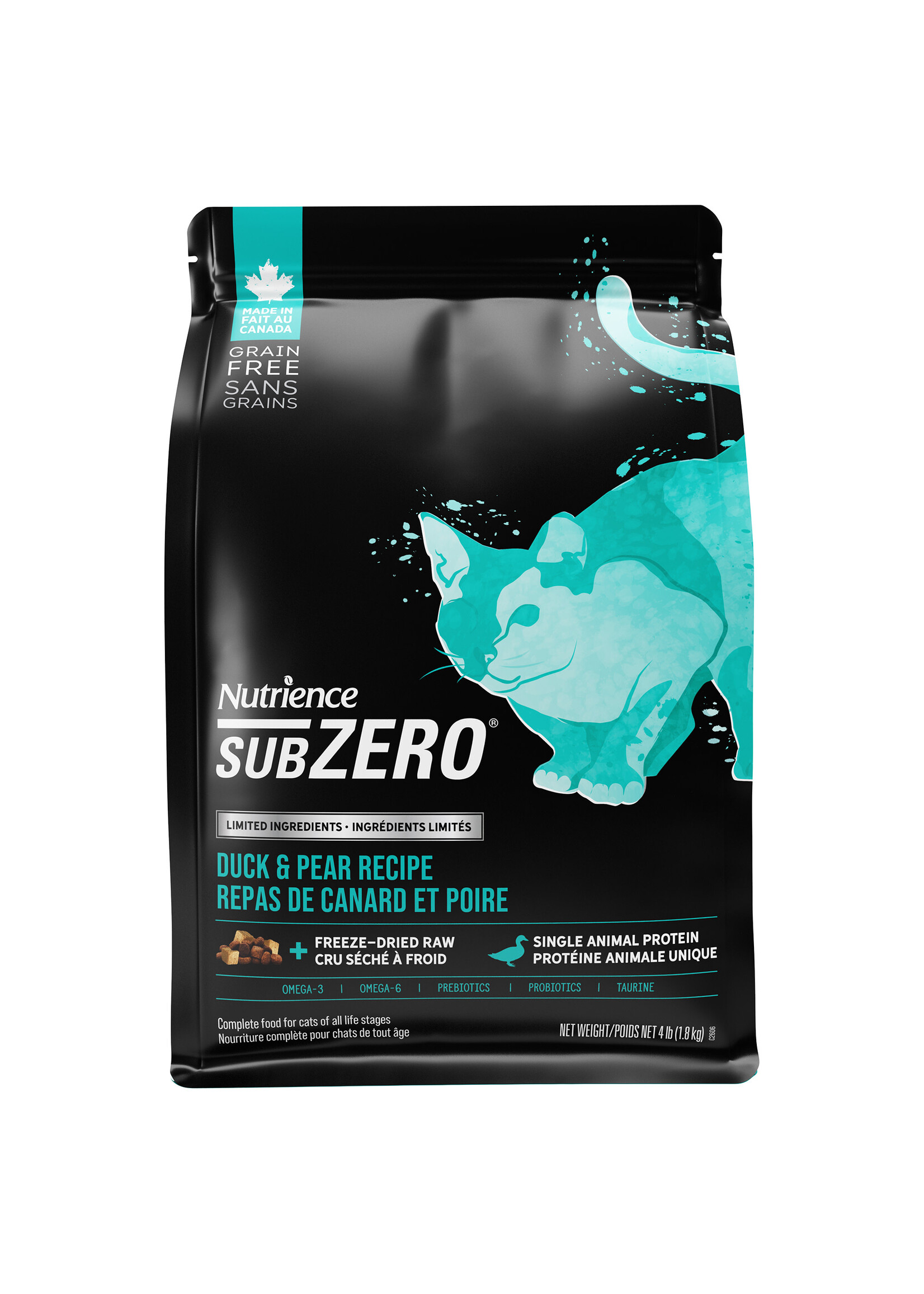 Nutrience Nutrience SubZero Cat Limited Ingredient Duck & Pear