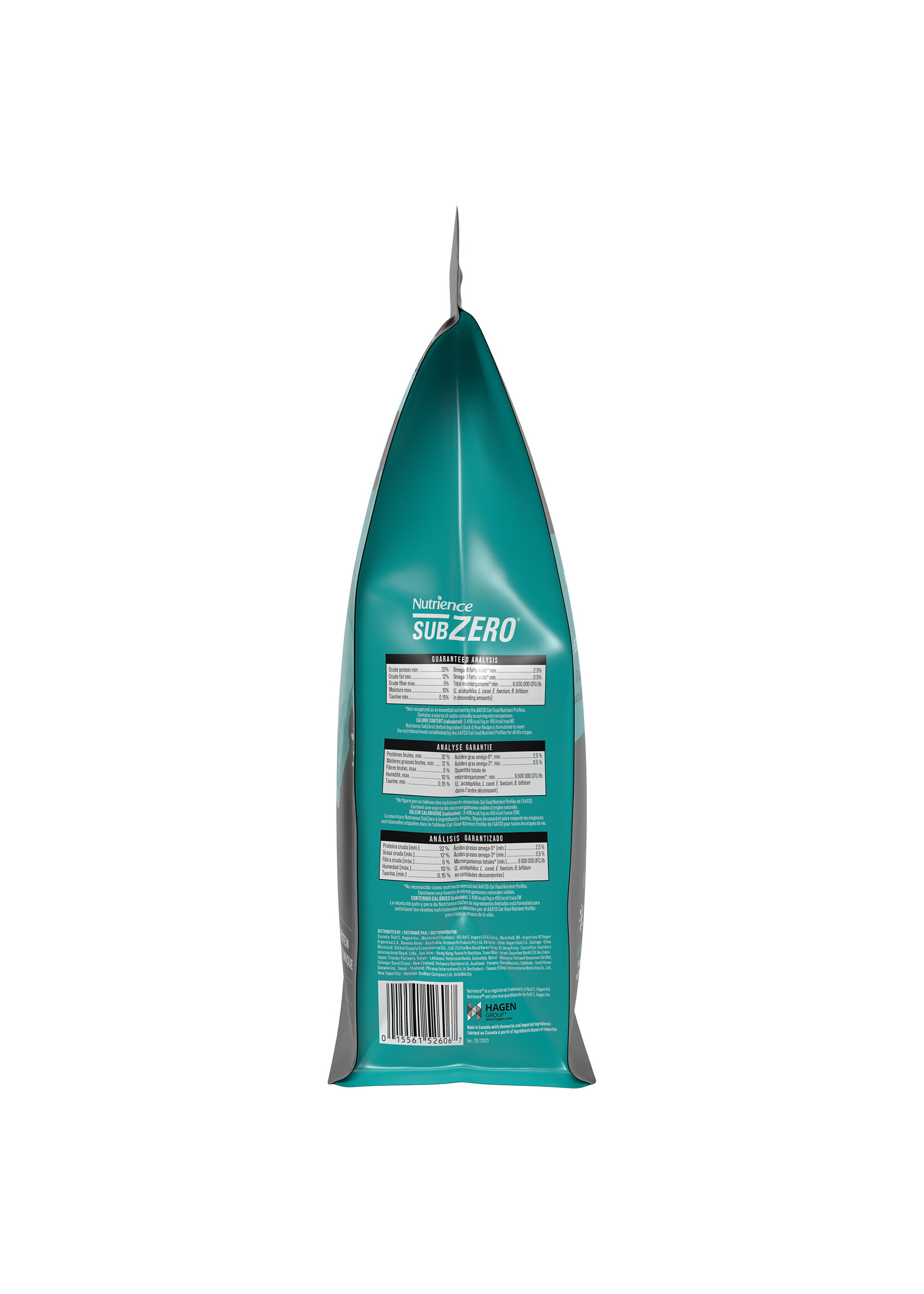 Nutrience Nutrience SubZero Cat Limited Ingredient Duck & Pear