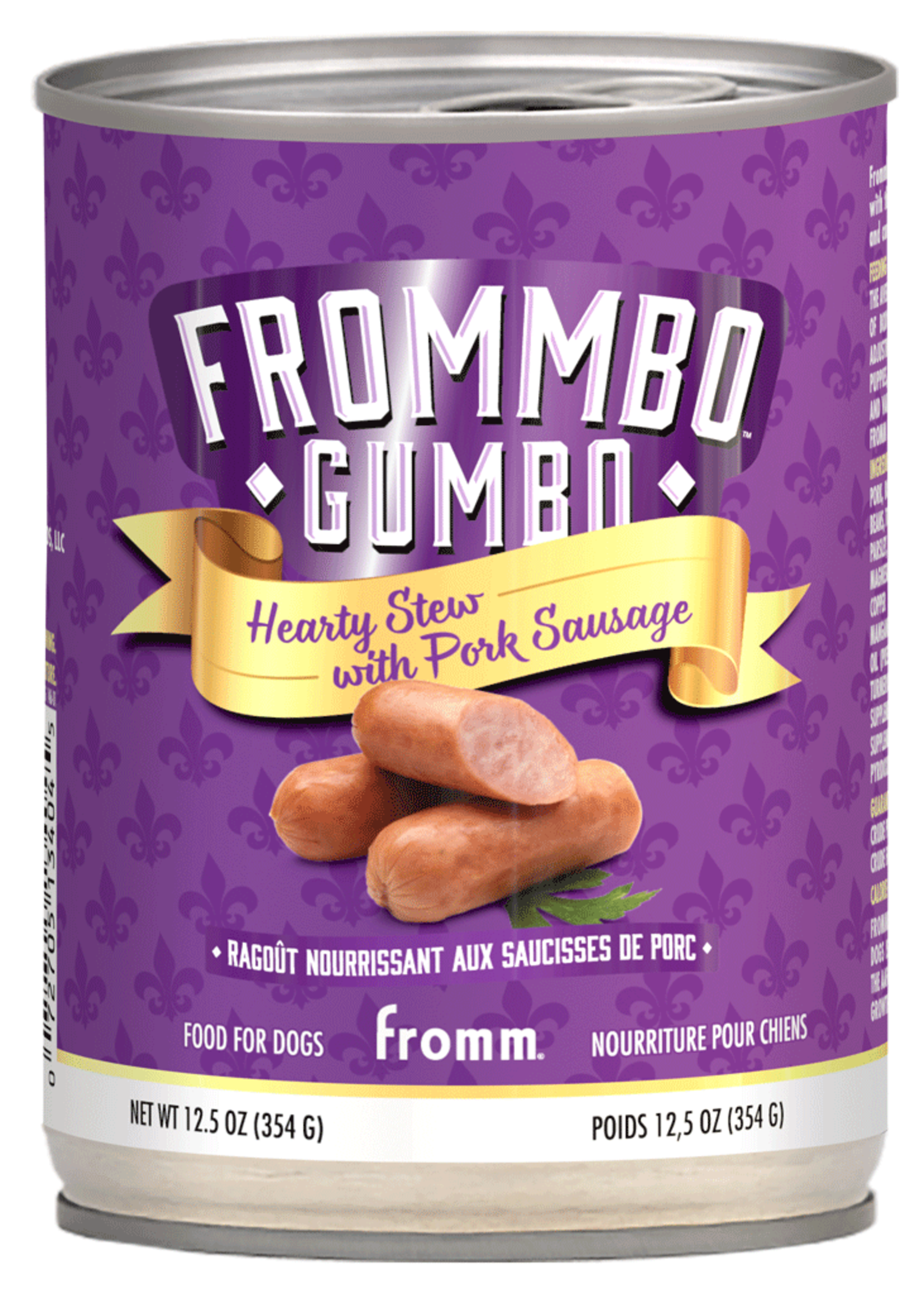 Fromm Family Pet Food Fromm Dog Frommbo Gumbo Hearty Stew w/ Pork Sausage 12.5 oz single