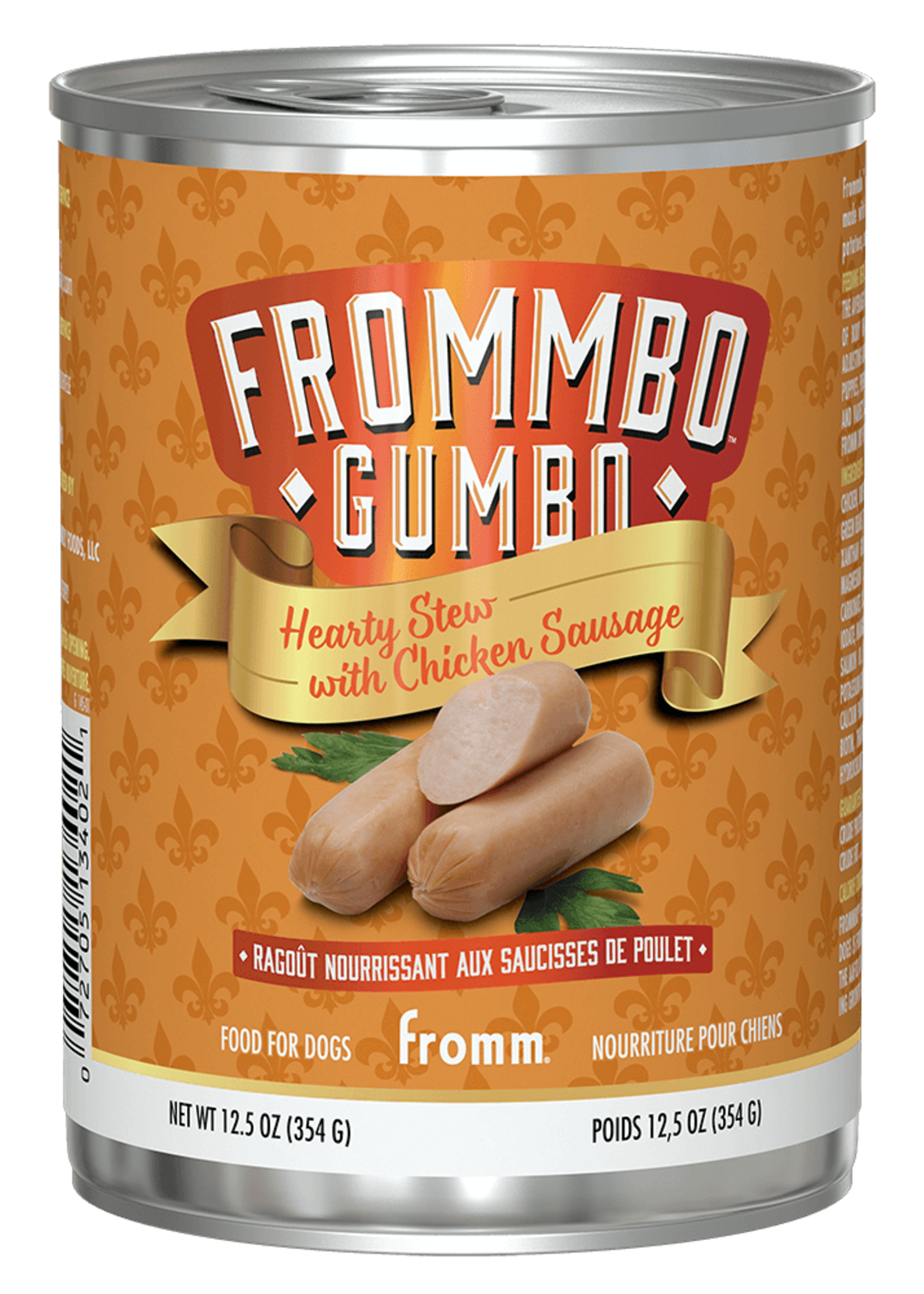 Fromm Family Pet Food Fromm Dog Frommbo Gumbo Hearty Stew w/ Chicken Sausage 12.5 oz single