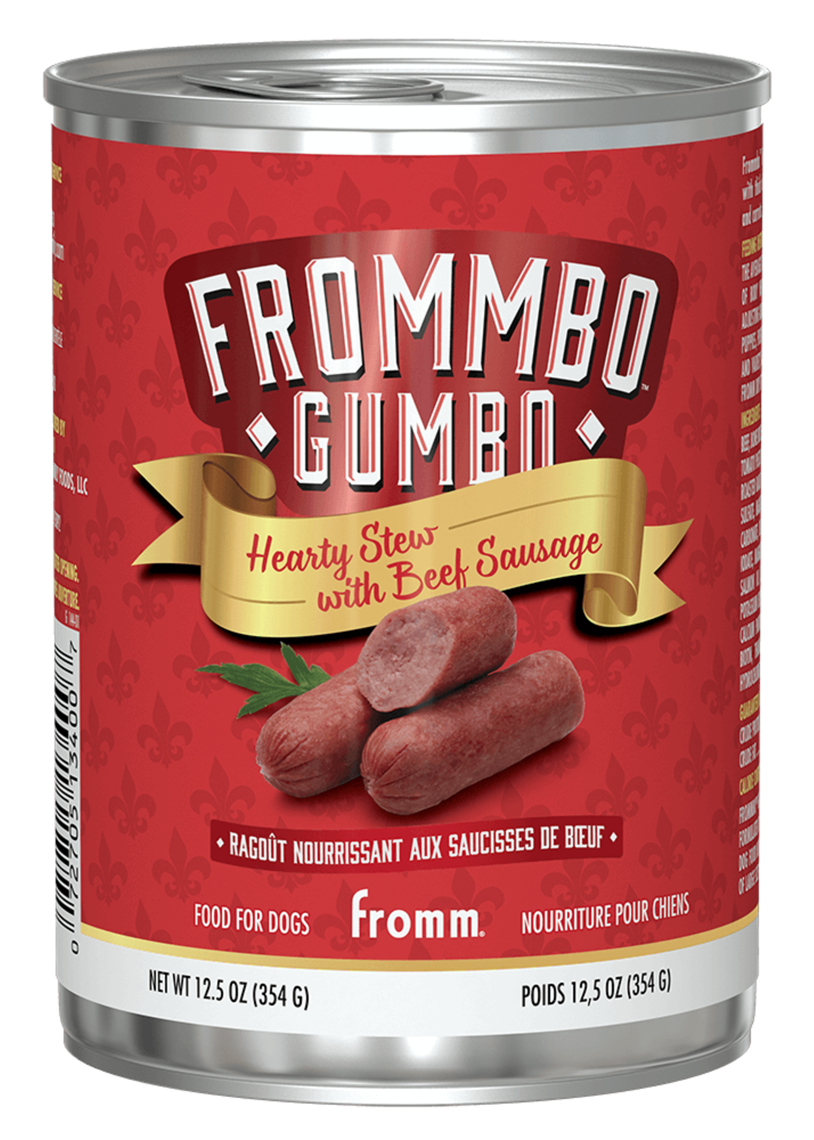 Fromm Family Pet Food Fromm Dog Frommbo Gumbo Hearty Stew w/ Beef Sausage 12.5 oz single