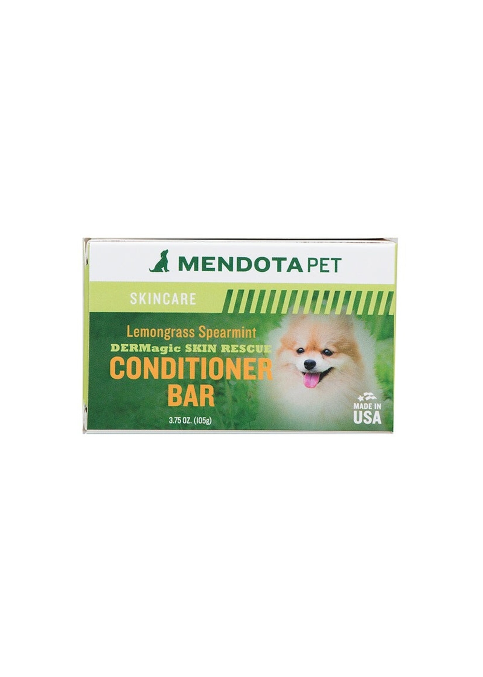 Mendota Pet DERMagic Skin Rescue Condtioner Bar 3.5oz Lemongrass Spearmint